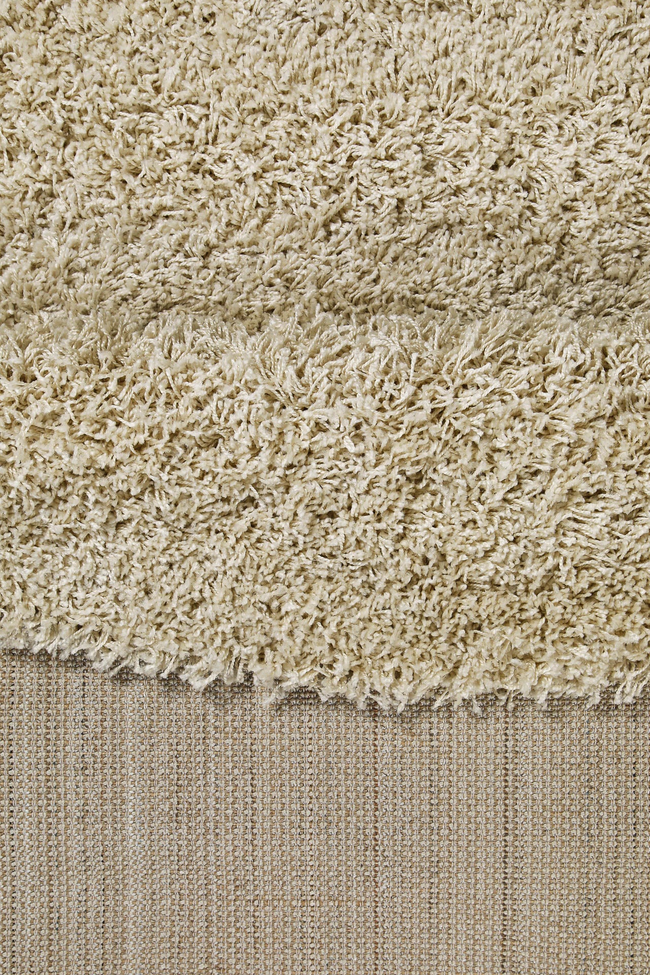 2 für 1 Aktion: Hochflor Teppich Rund Beige "Shaggy Plus" 200 cm - Image 3