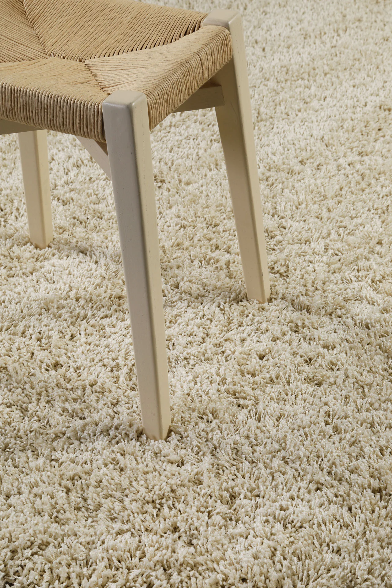 2 für 1 Aktion: Hochflor Teppich Rund Beige "Shaggy Plus" 200 cm - Image 8