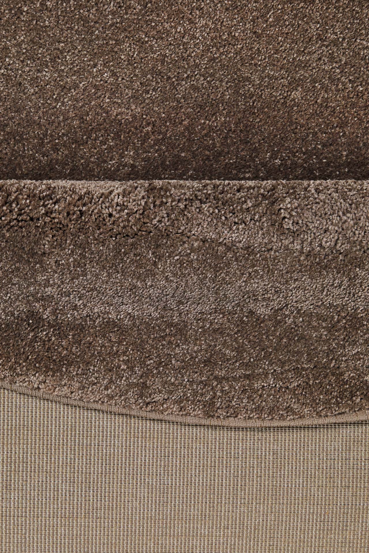 2 für 1 Aktion: Hochflor Teppich Rund Braun "Topas Brow" 160 cm - Image 3
