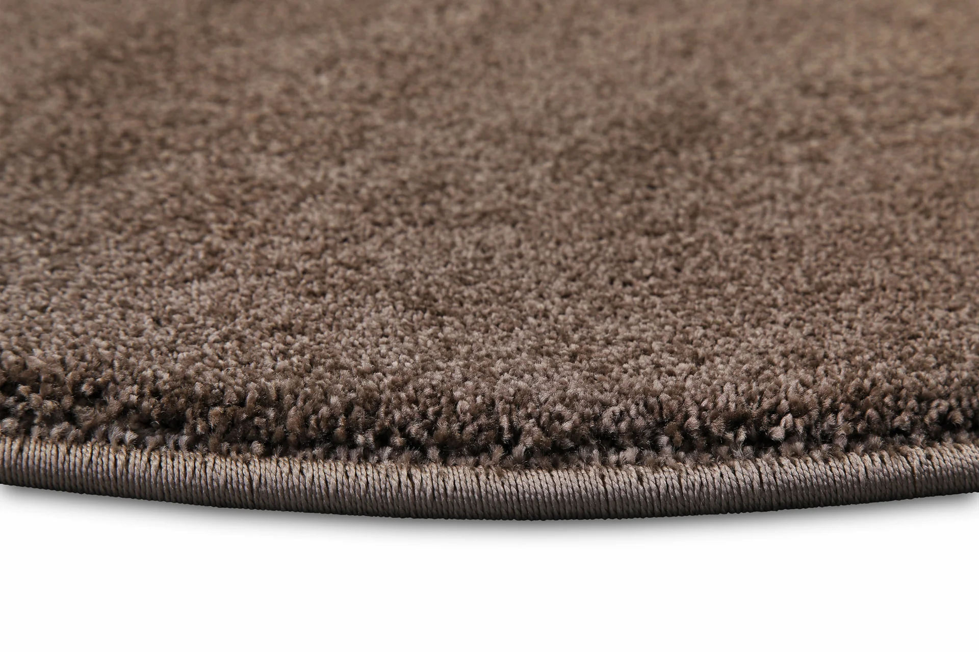 2 für 1 Aktion: Hochflor Teppich Rund Braun "Topas Brow" 160 cm - Image 4