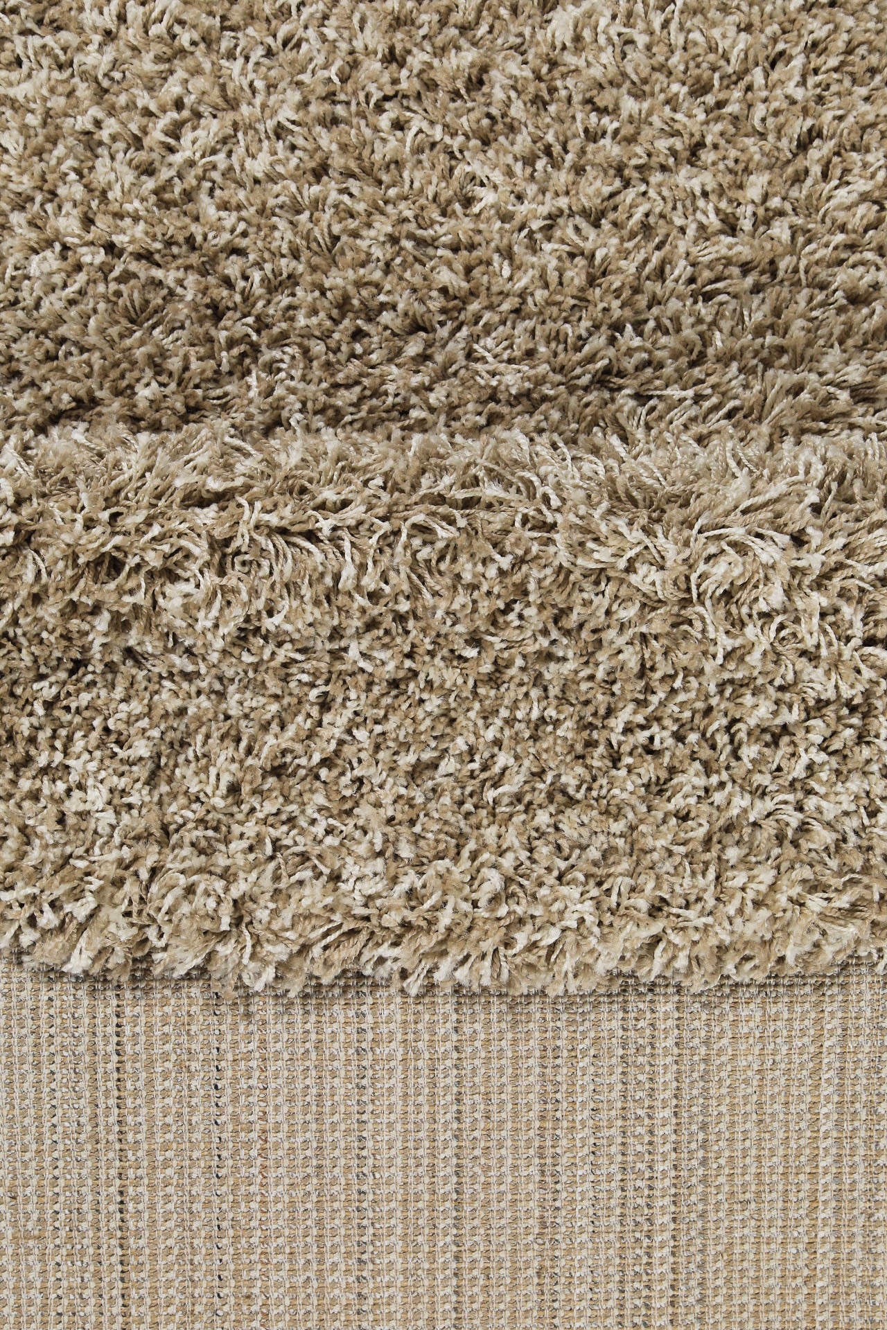 2 für 1 Aktion: Hochflor Teppich Rund Creme Beige "Shaggy Plus" 200 cm - Image 3
