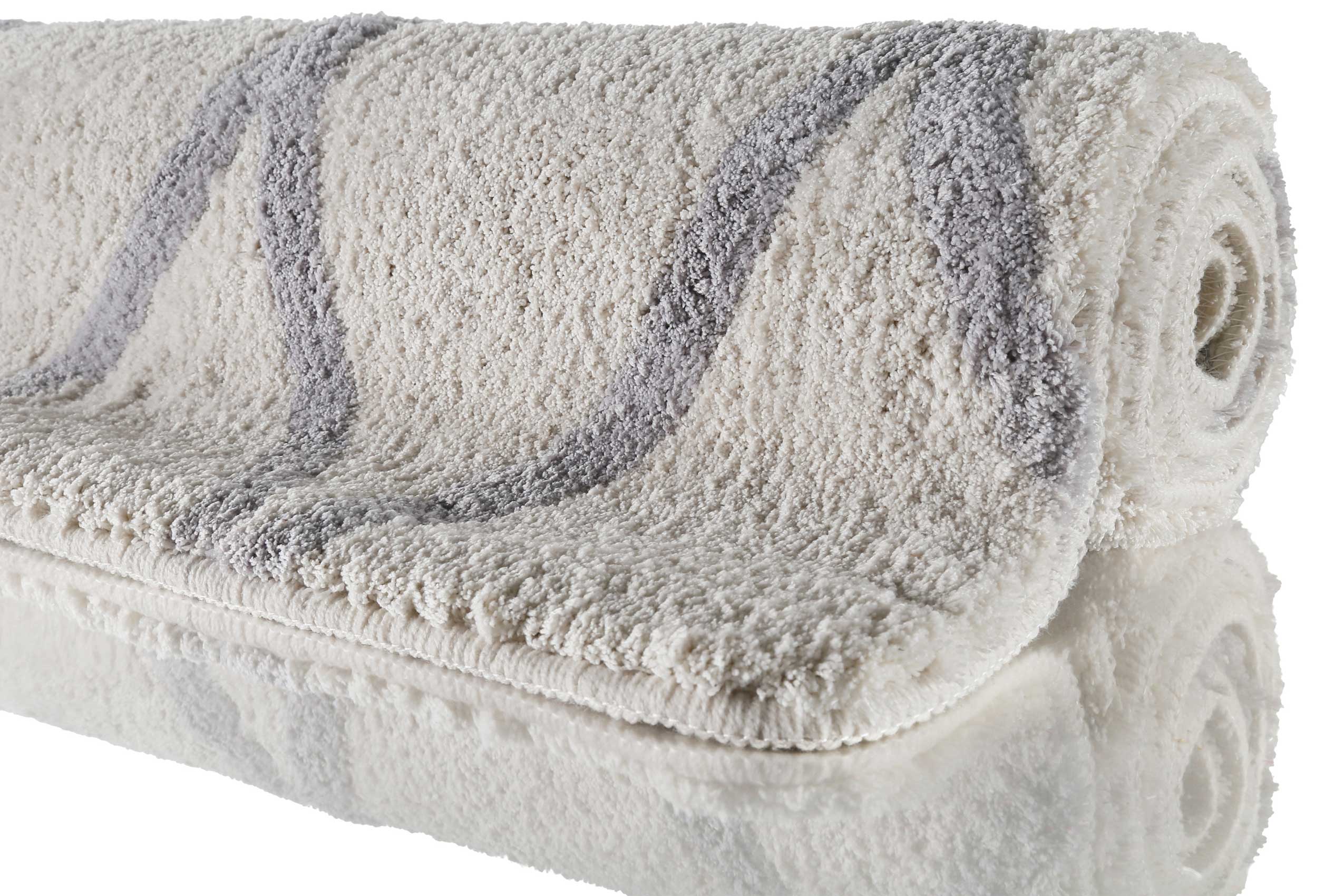 Badteppich Beige Grau "San Bosa" Homie Living - Image 6