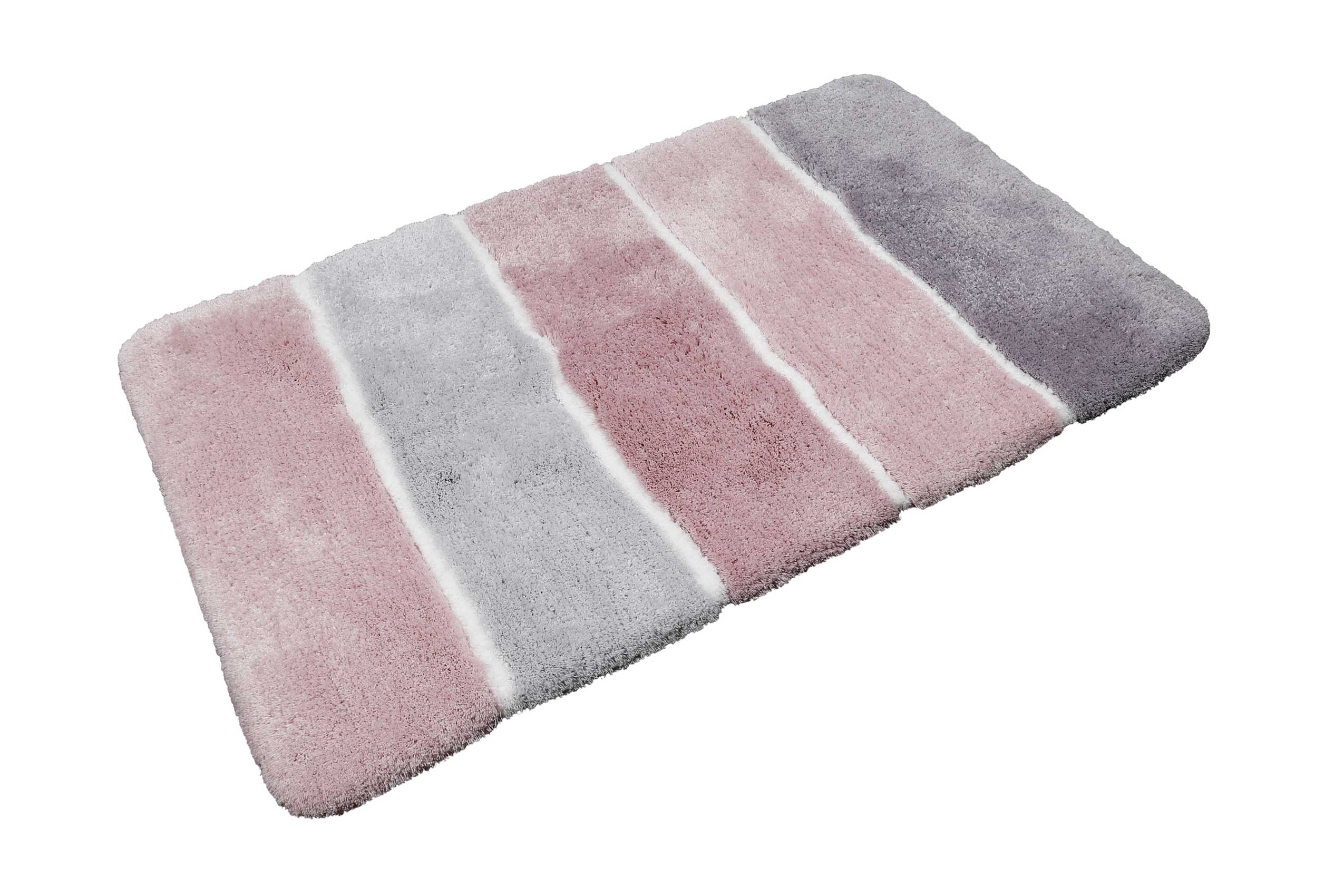 Badteppich Rosa Grau Silber "Rio Marina"  Homie Living - Image 4