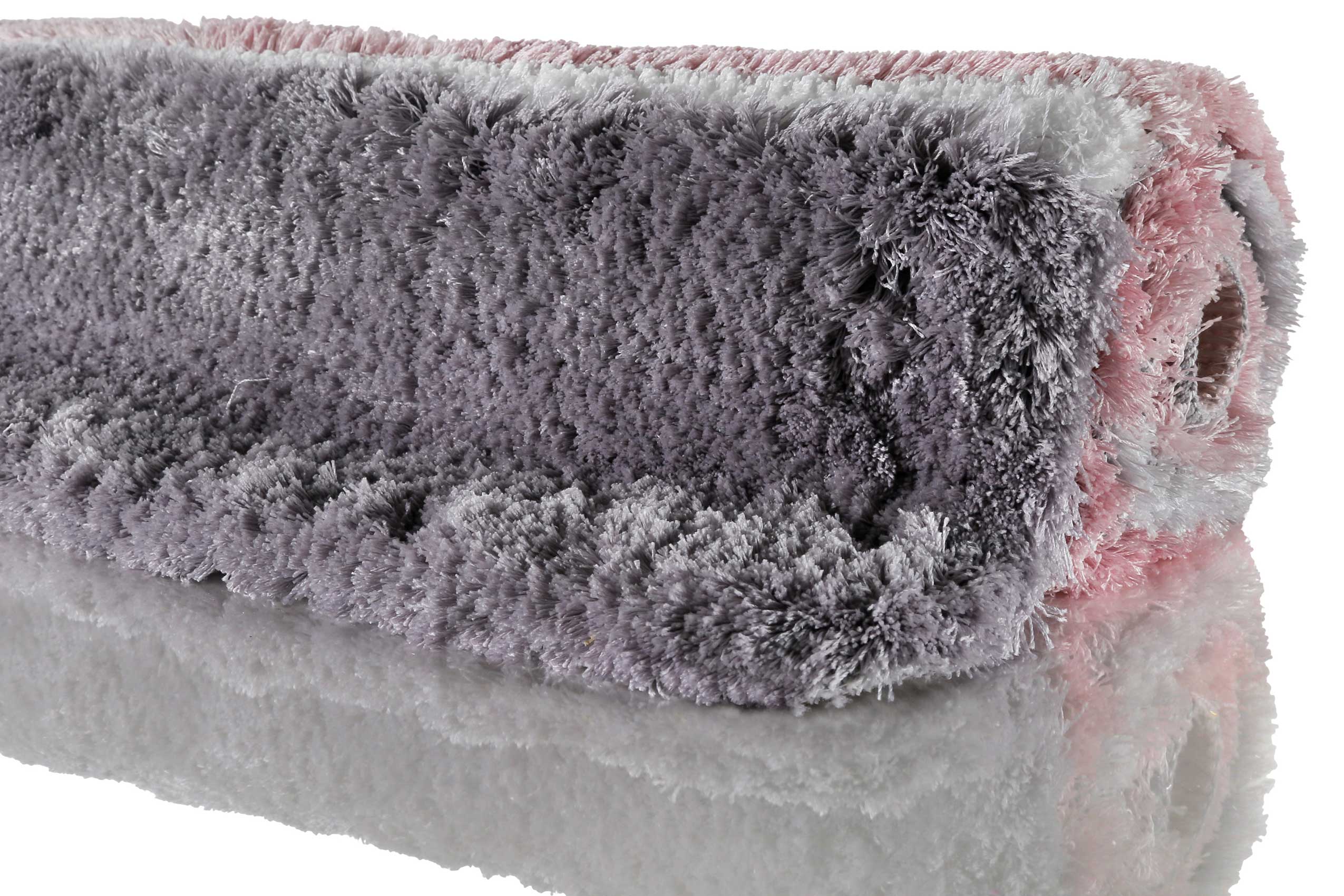 Badteppich Rosa Grau Silber "Rio Marina"  Homie Living - Image 7