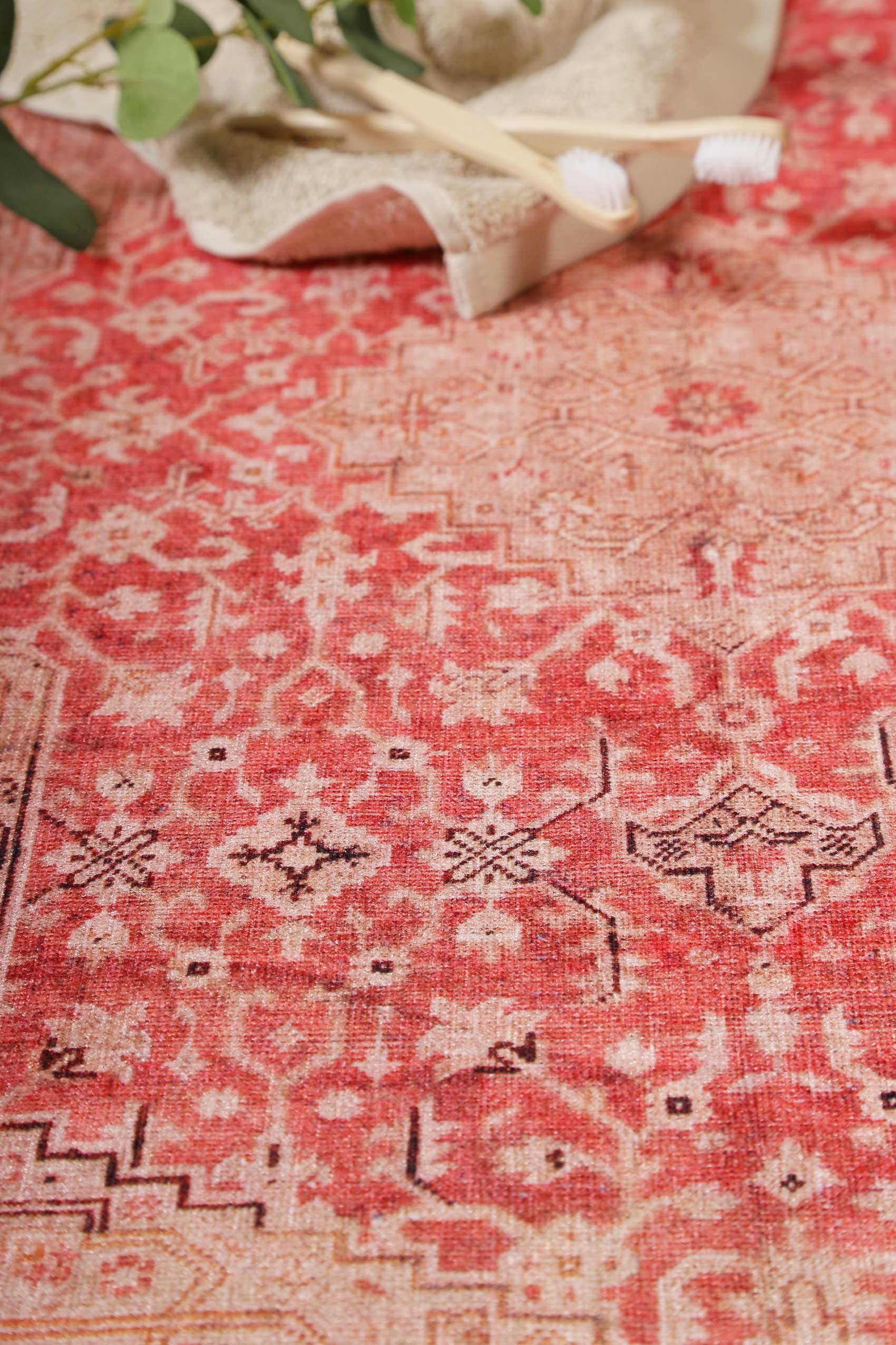 Badteppich Rot Vintage Oriental "Polaroid" WECONhome - Image 5