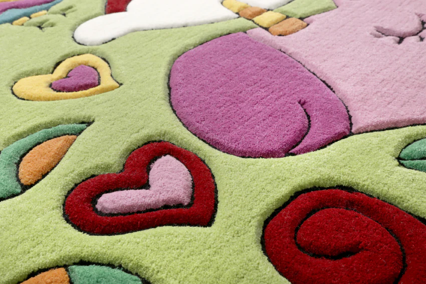 Doodle Kinderteppich Bunt Kurzflor "Lovely Unicorn" - Image 6