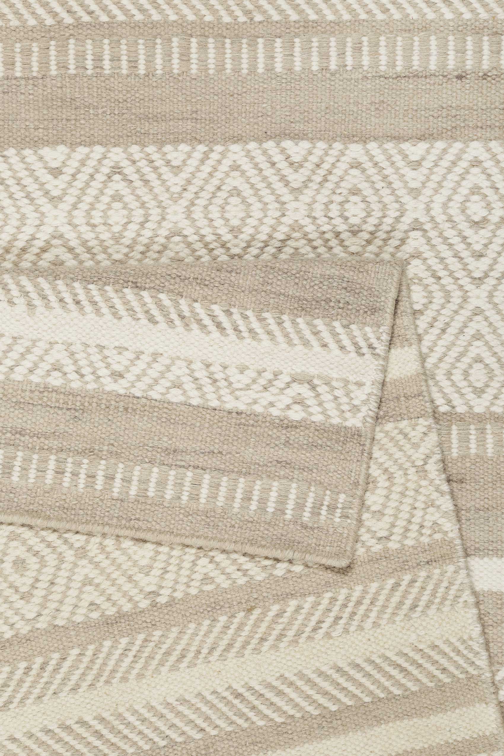 Esprit Kelim Teppich Beige Sand aus Wolle "Hudson" - Image 3
