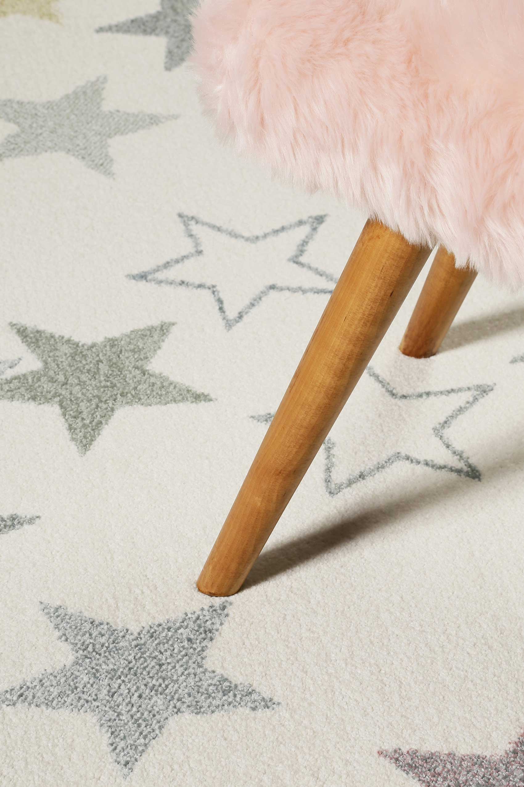 Esprit Kinder Teppich beige rosa grün blau flieder "Esterya" - Image 5