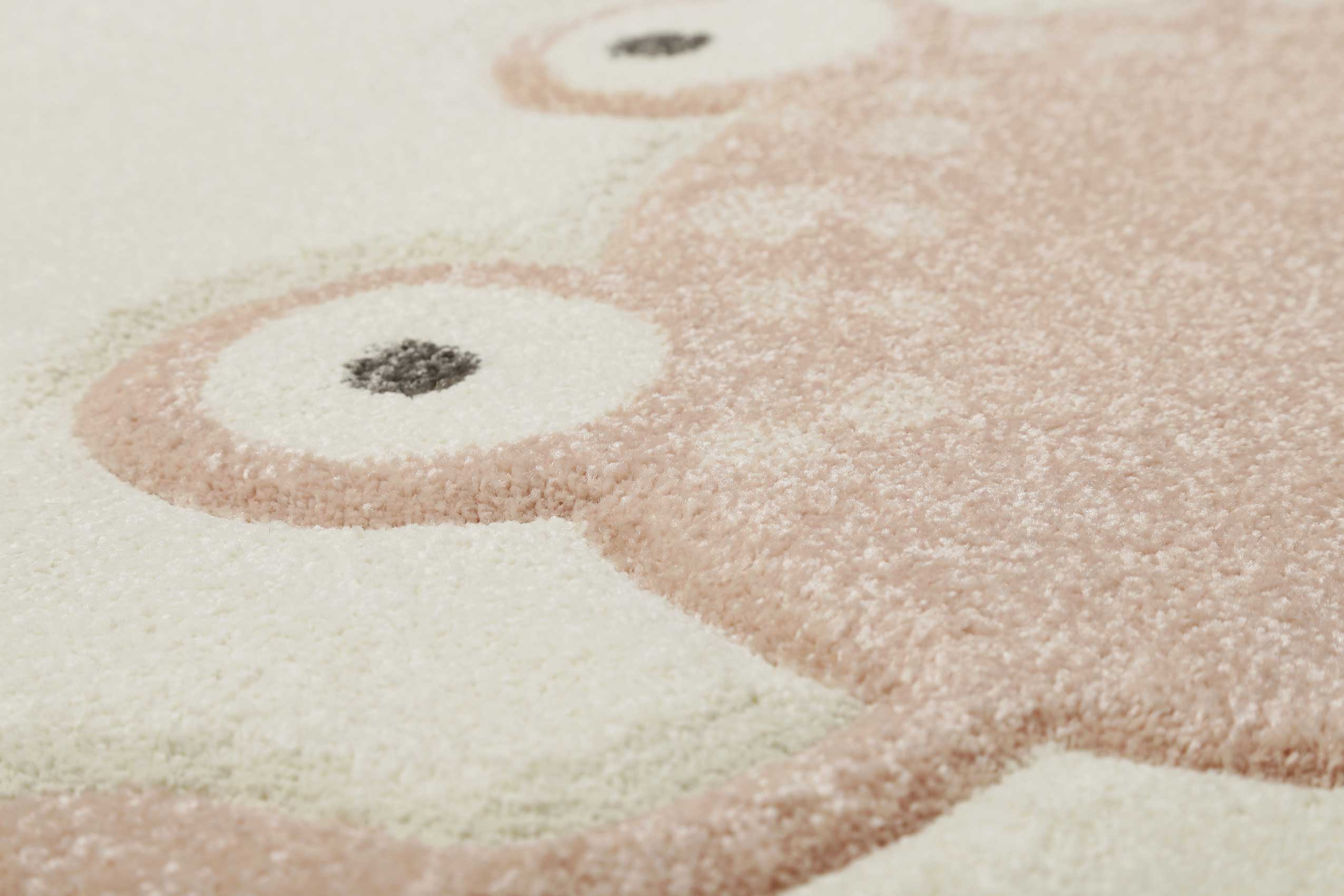 Esprit Kinderteppich Creme Weiß Rosa "CRAB" - Image 5