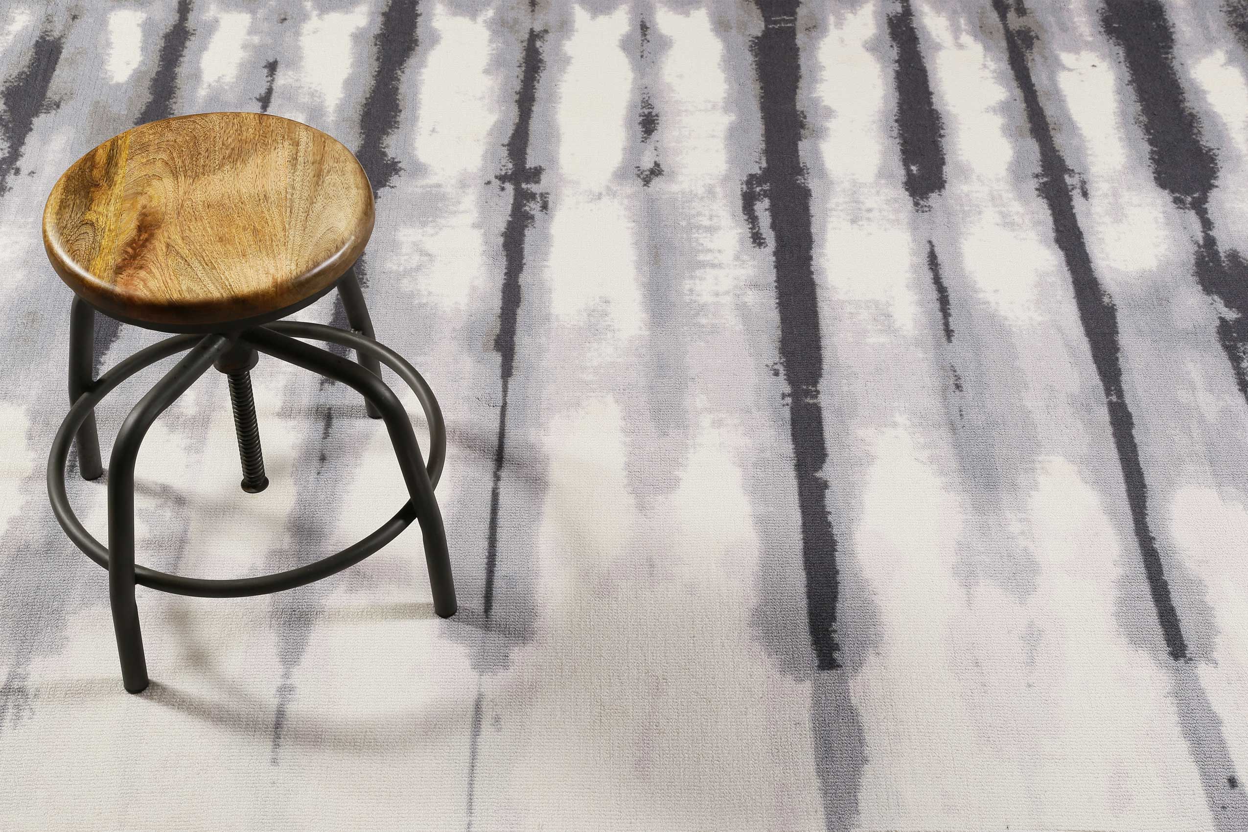 Esprit Teppich Grau Flieder Kurzflor "Seismograph" - Image 4