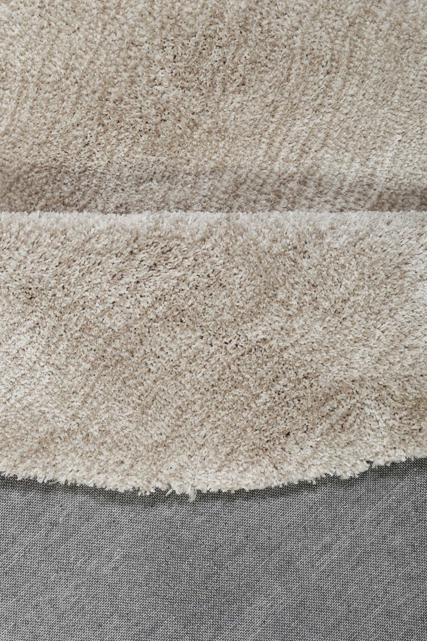 Esprit Teppich Rund Beige Sand meliert Hochflor "Relaxx" - Image 3