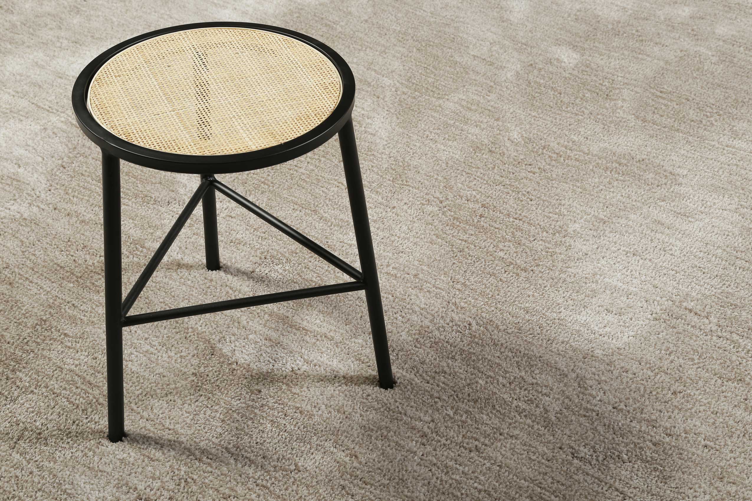 Esprit Teppich Rund Beige Sand meliert Hochflor "Relaxx" - Image 5