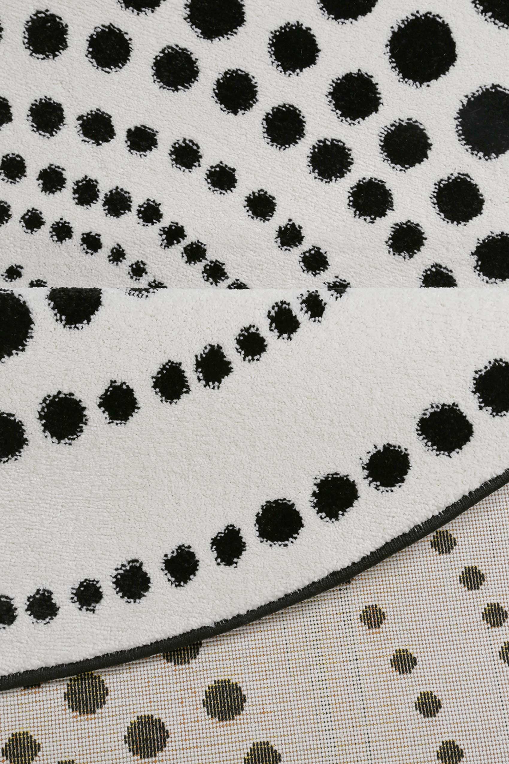 Esprit Teppich Schwarz Weiß Kurzflor "Eddy" - Image 3