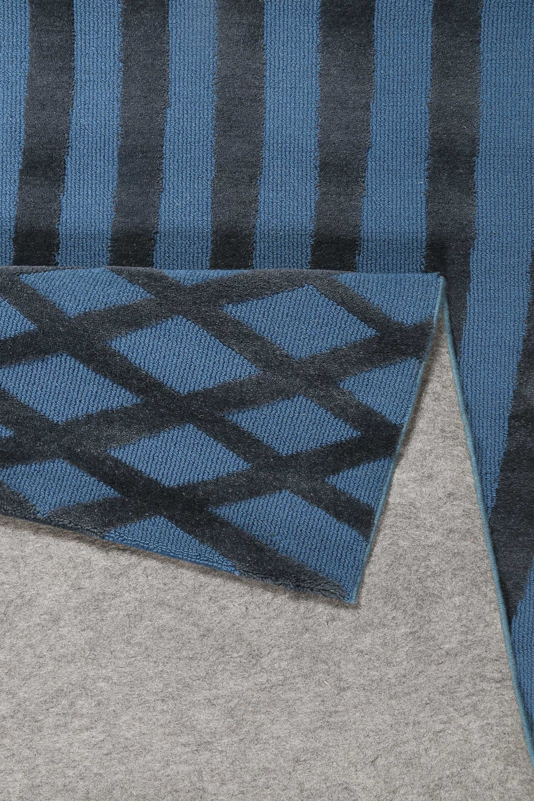 Esprit Wollteppich Blau "Vector" - Image 3