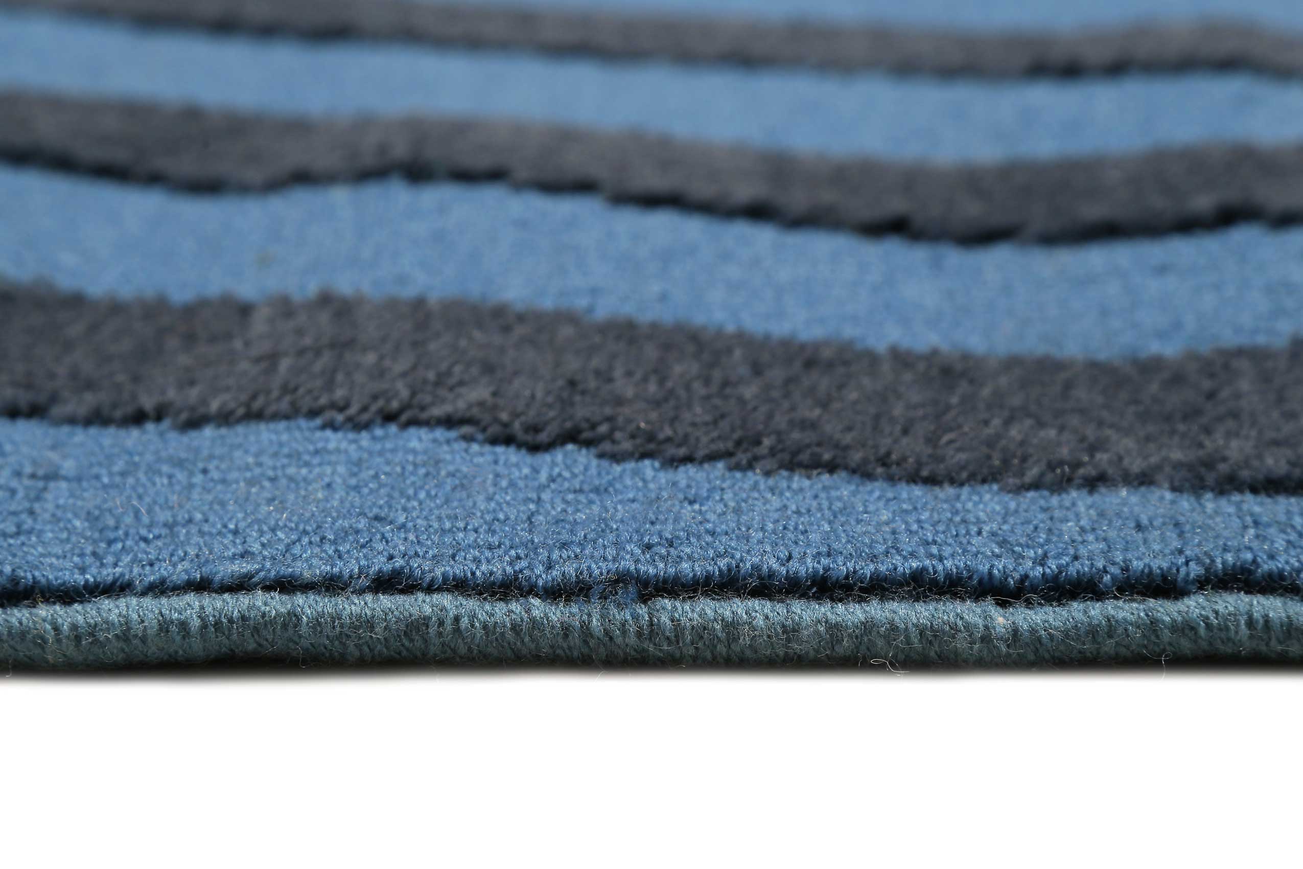 Esprit Wollteppich Blau "Vector" - Image 4