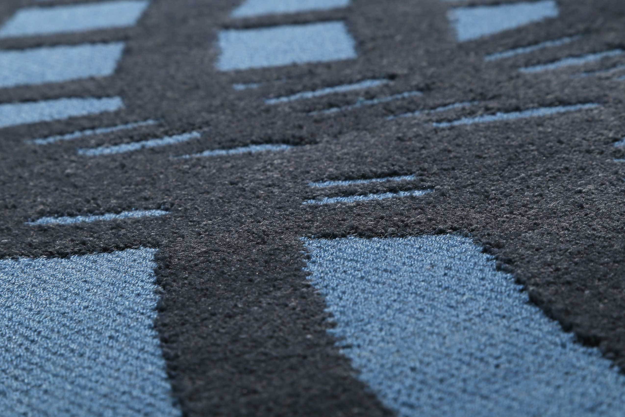 Esprit Wollteppich Blau "Vector" - Image 5