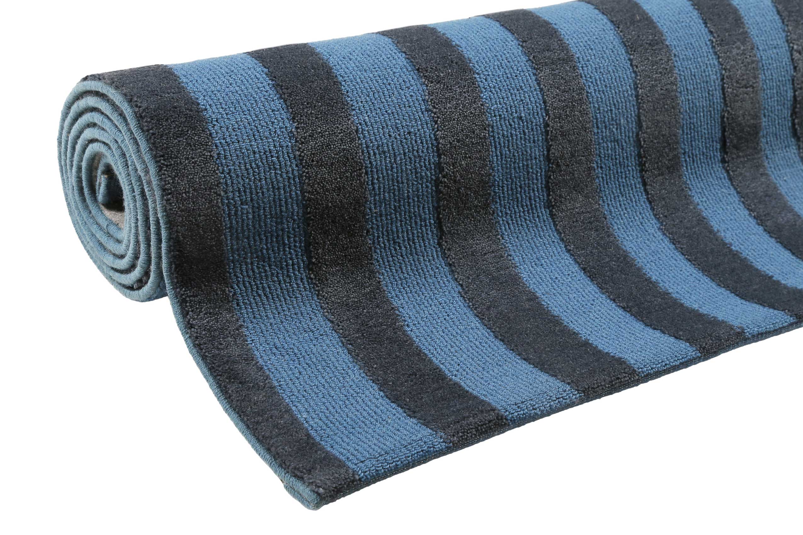 Esprit Wollteppich Blau "Vector" - Image 7