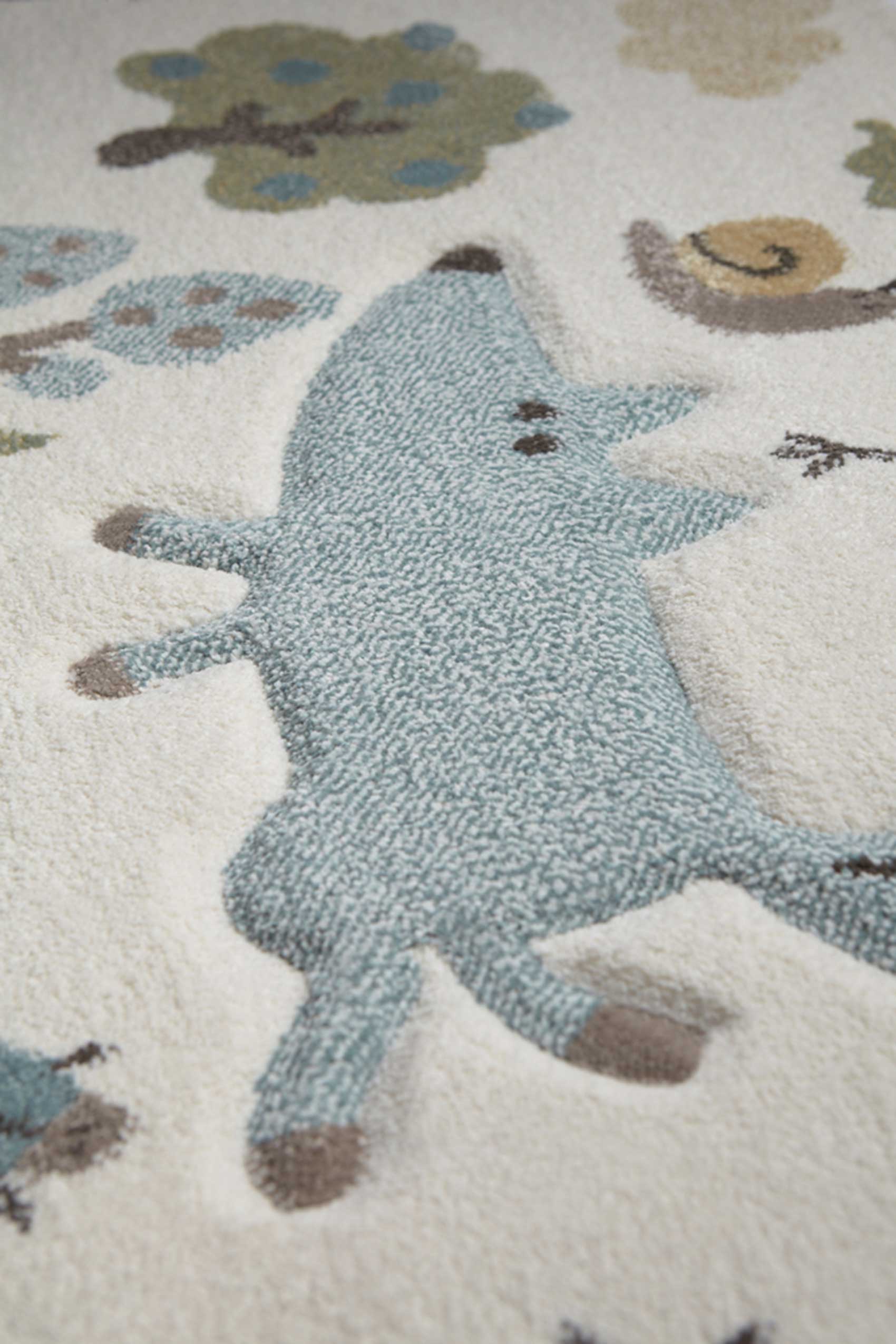 Kinderteppich beige blau "Forest" Sigikid - Image 6