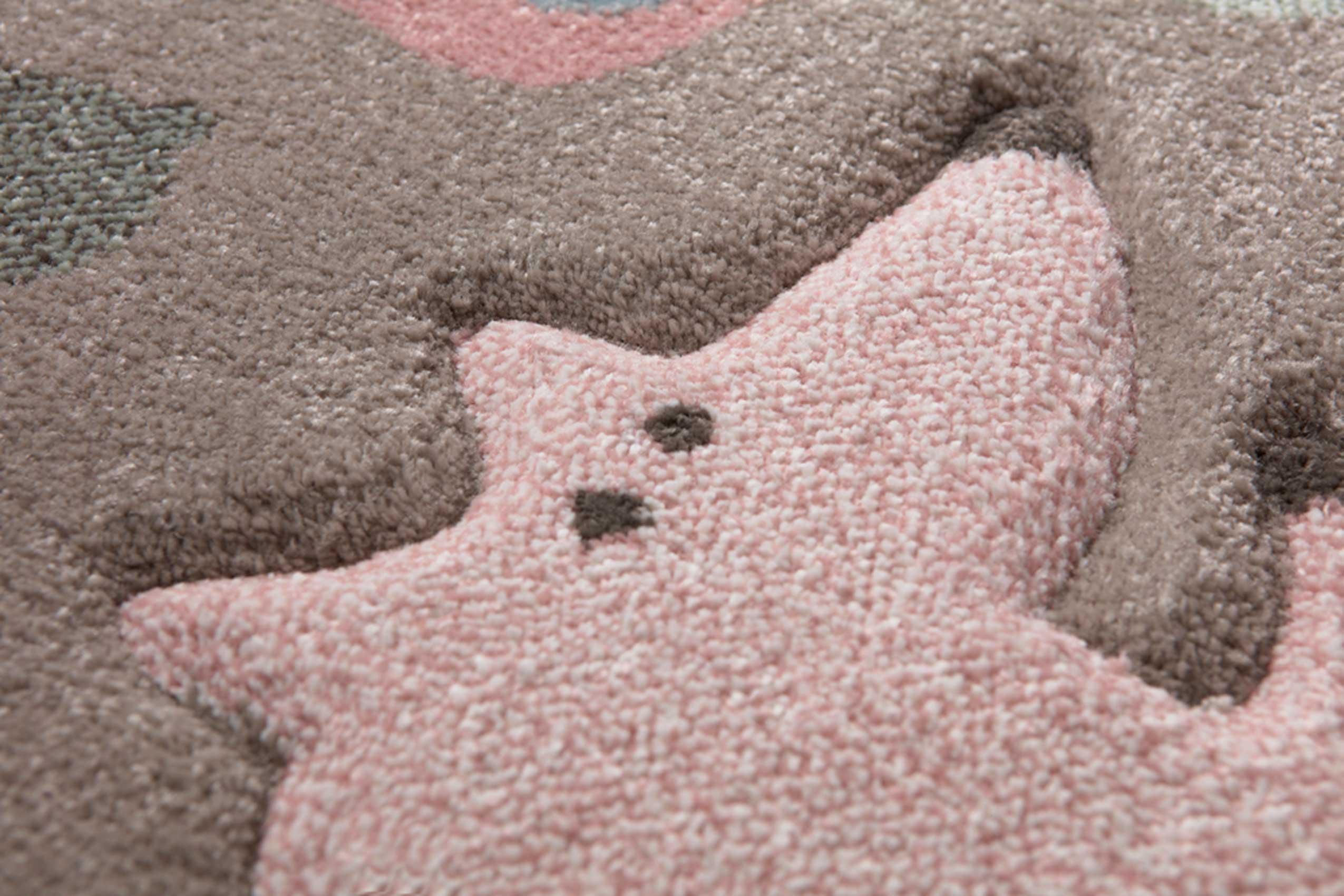 Kinderteppich dunkelbeige rosa blau "Forest" Sigikid - Image 5