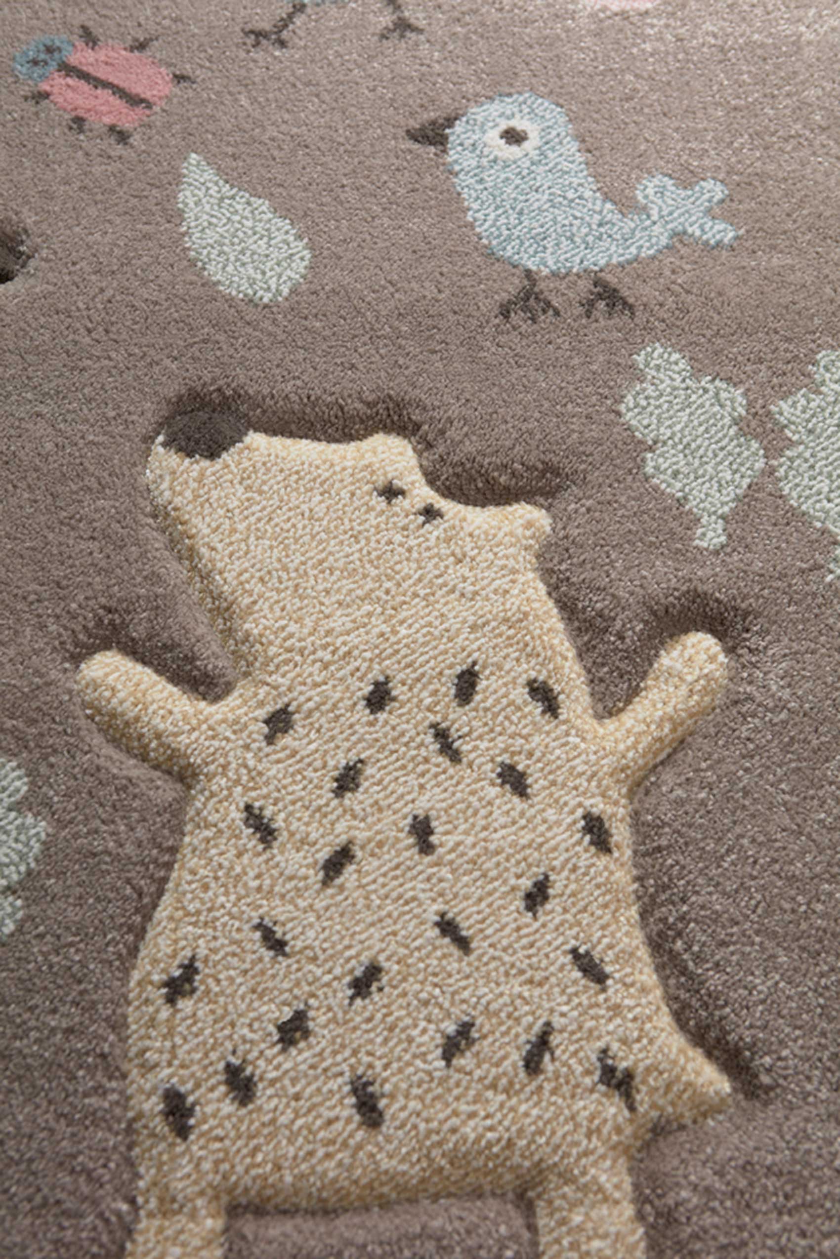 Kinderteppich dunkelbeige rosa blau "Forest" Sigikid - Image 7