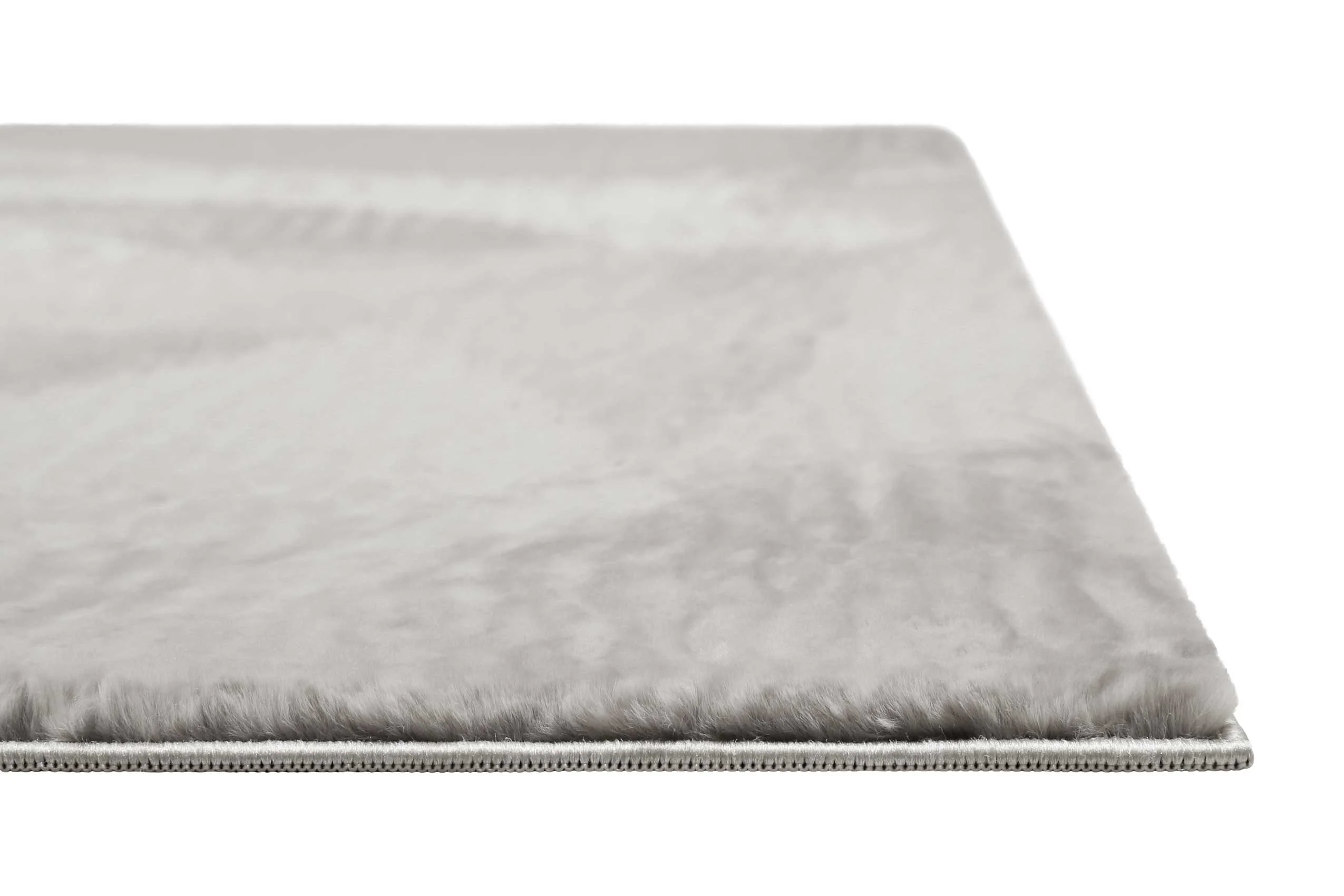 Kunstfell Teppich Hellgrau soft & weich "Villa Rosso" Homie Living - Image 3