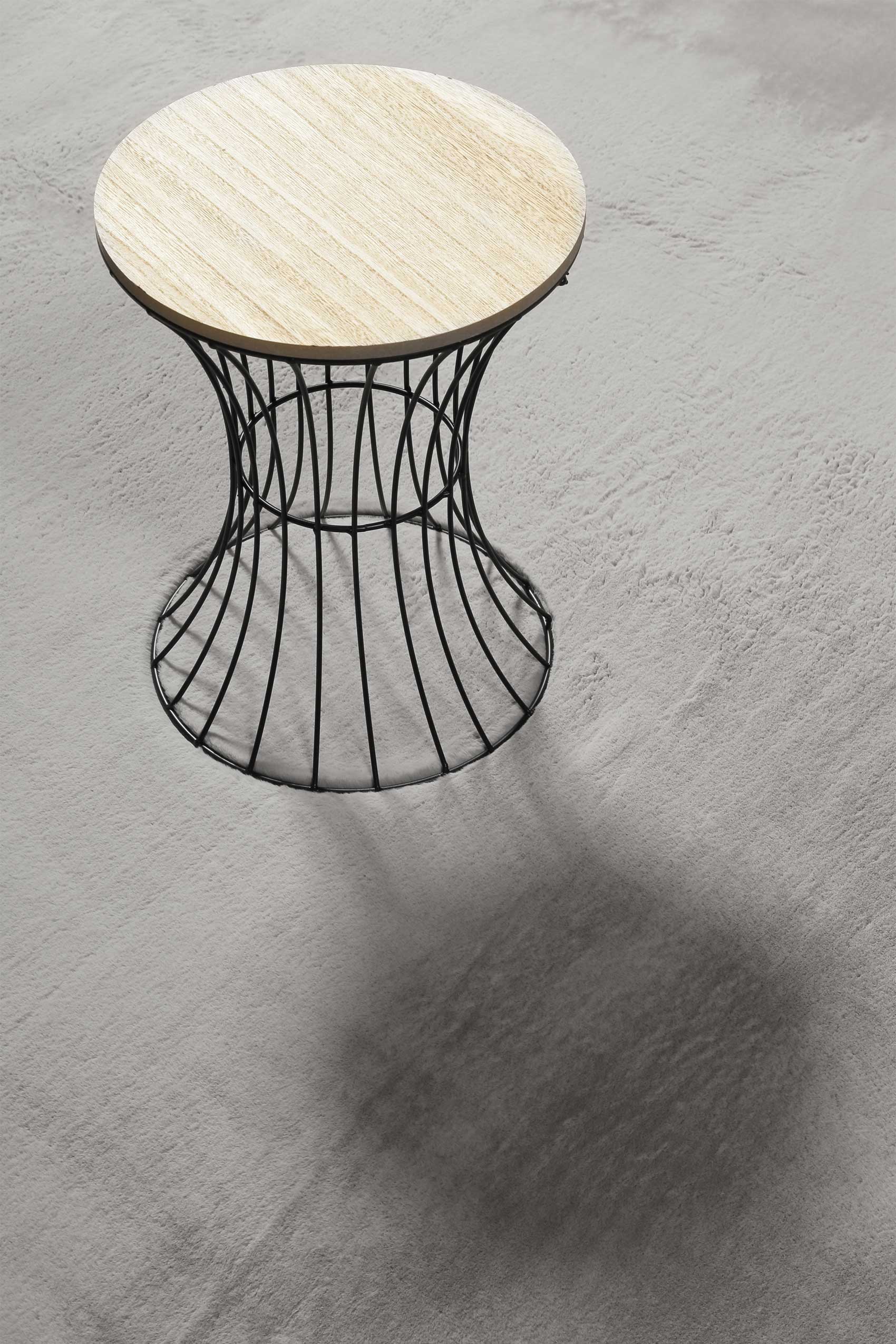 Kunstfell Teppich Hellgrau soft & weich "Villa Rosso" Homie Living - Image 5