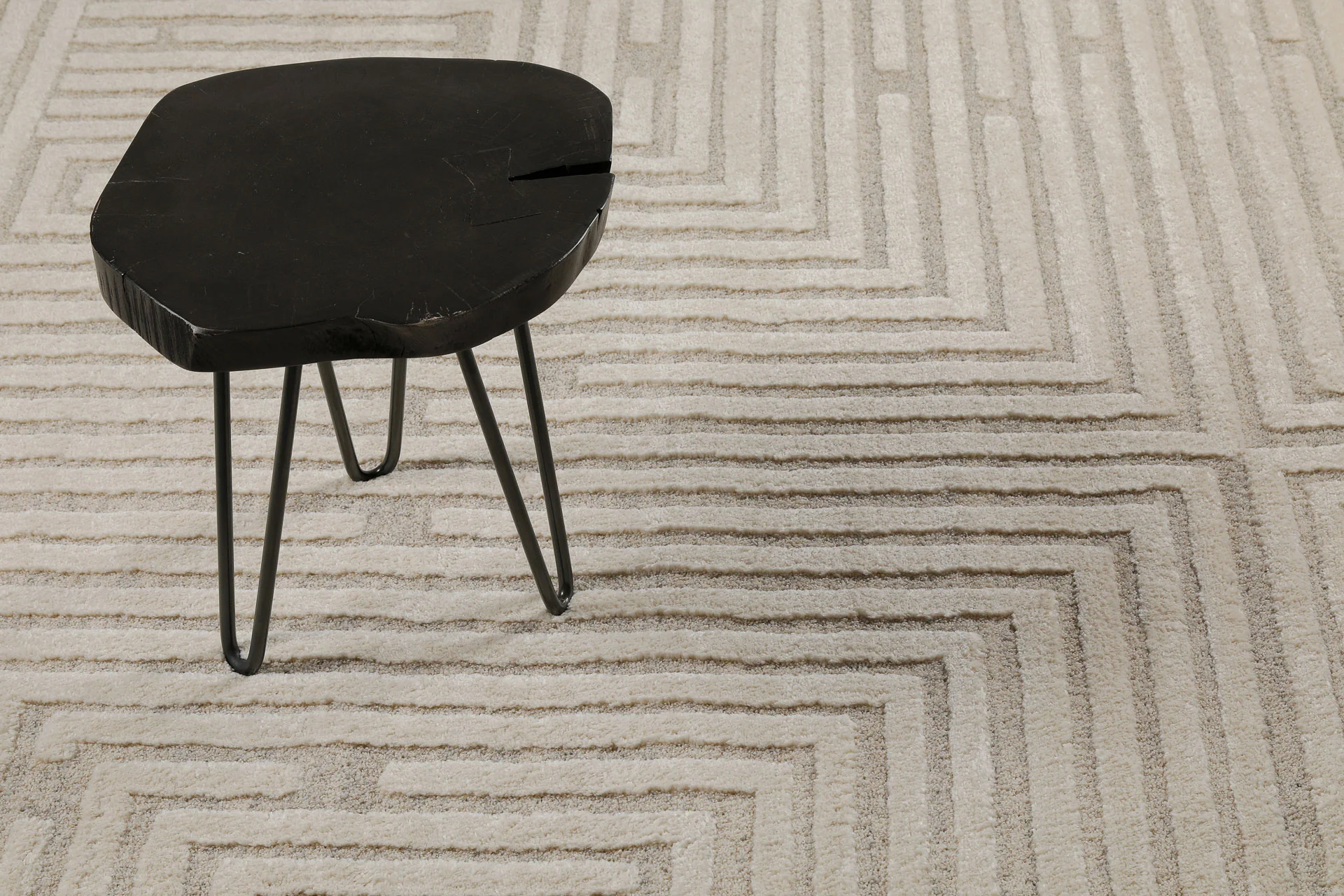 Kurzflor Teppich Creme Beige "Hillmar" WECONhome - Image 8