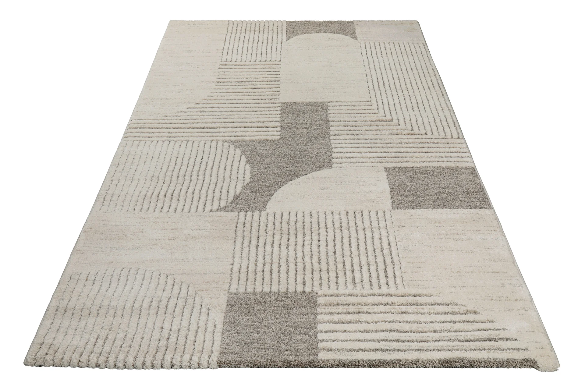 Kurzflor Teppich Creme Beige "Mats" WECONhome - Image 3