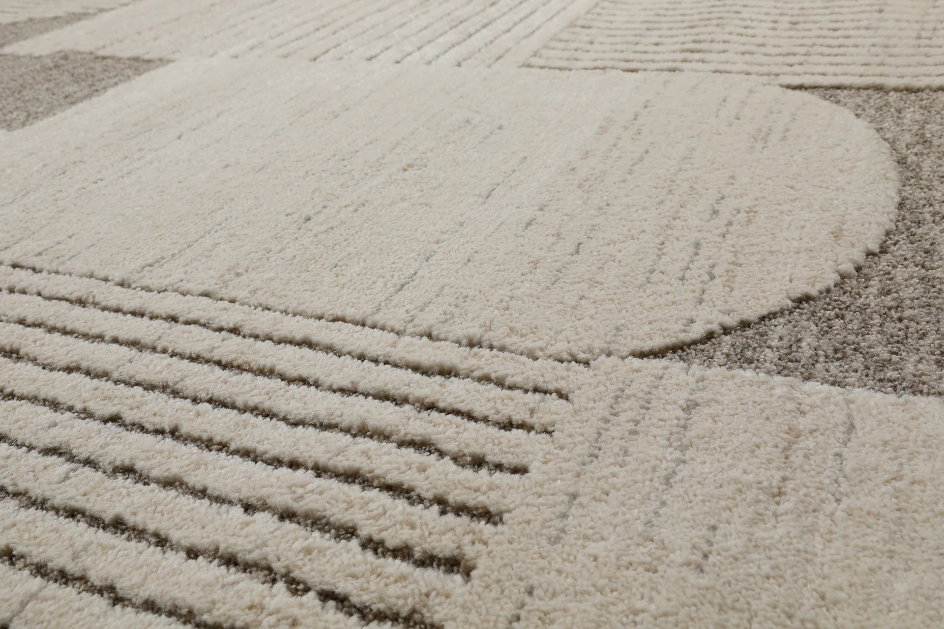 Kurzflor Teppich Creme Beige "Mats" WECONhome - Image 6