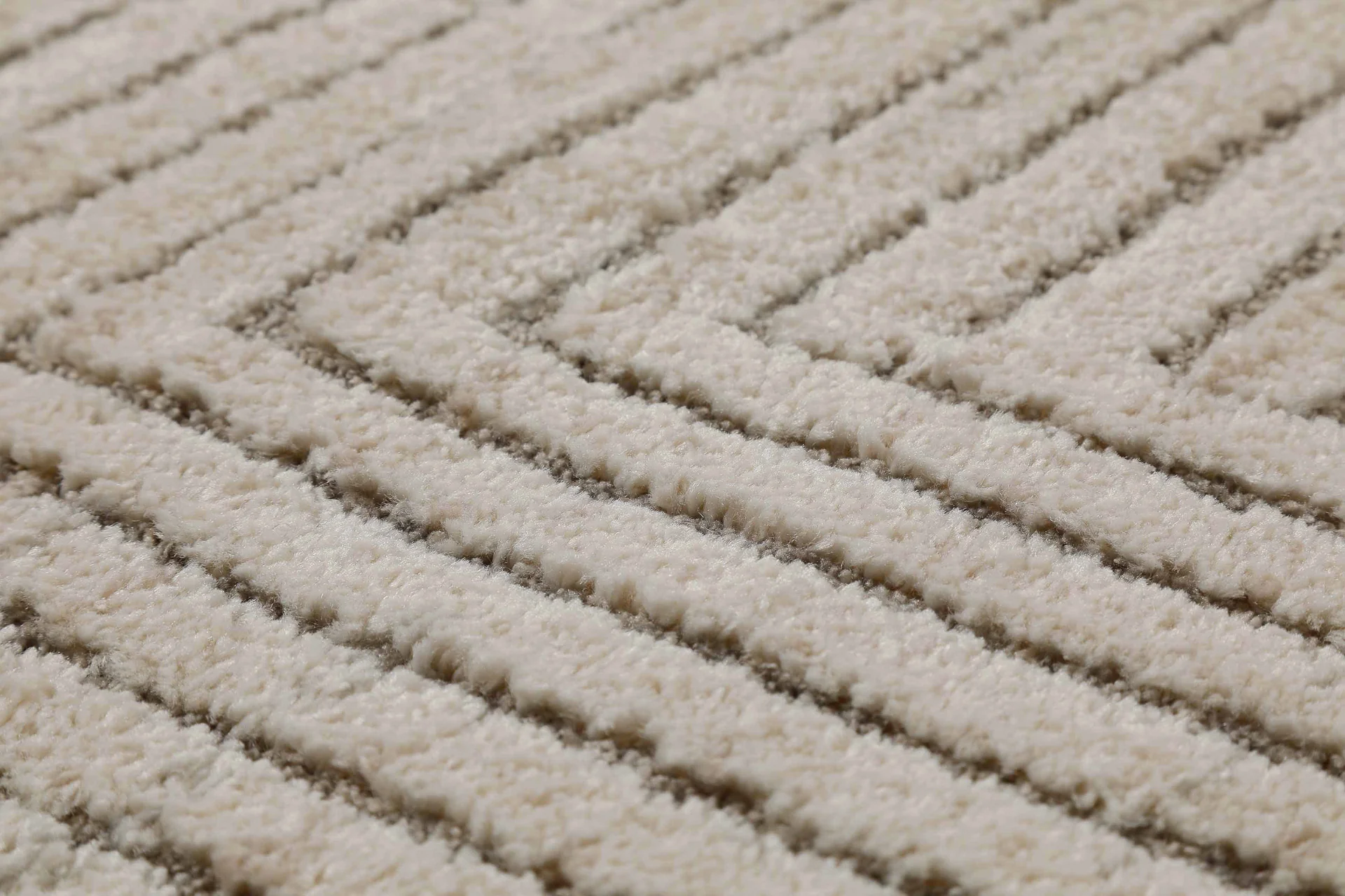 Kurzflor Teppich Creme Beige "Mats" WECONhome - Image 7