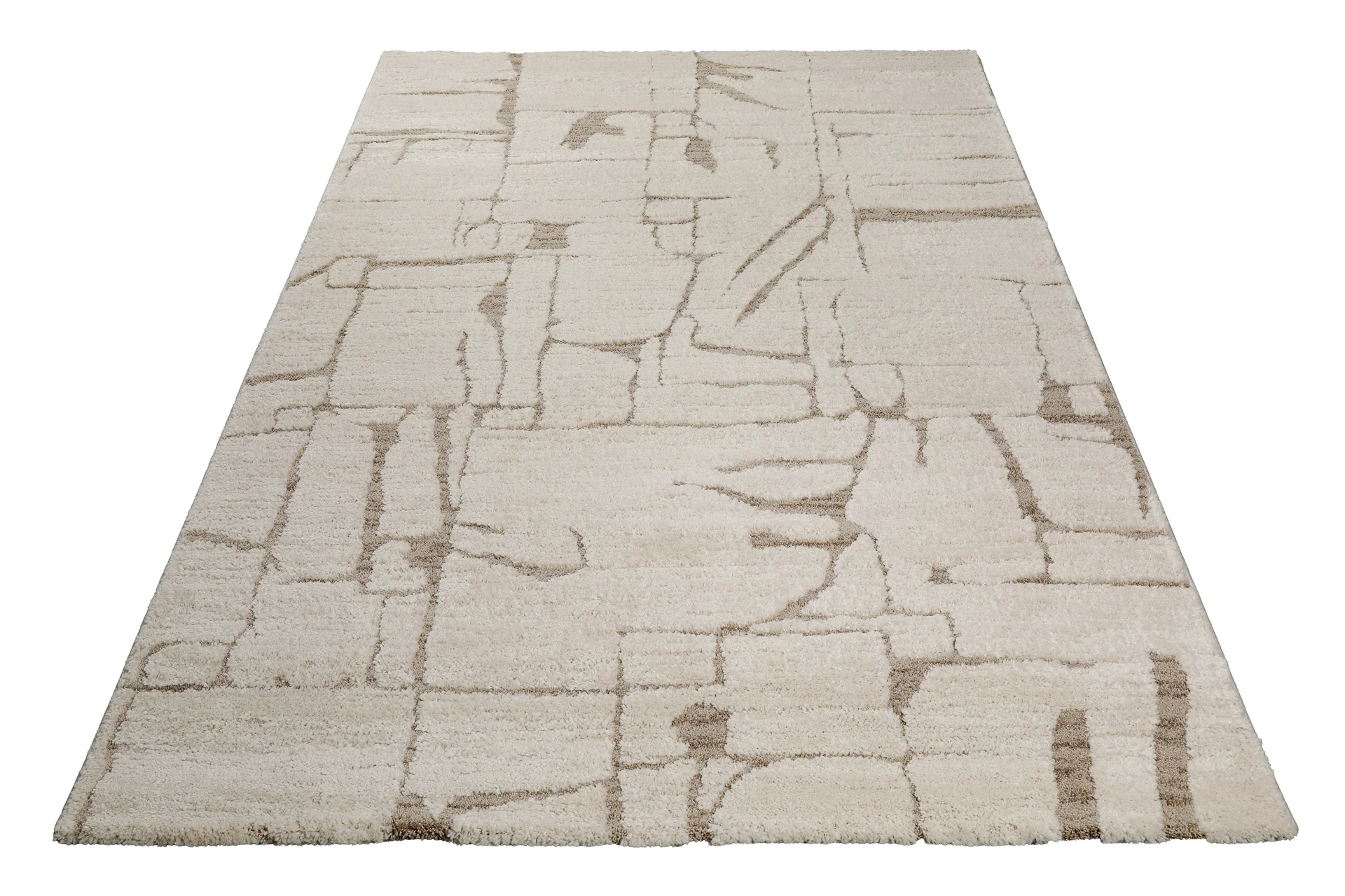 Kurzflor Teppich Creme Beige "Nils" WECONhome - Image 3