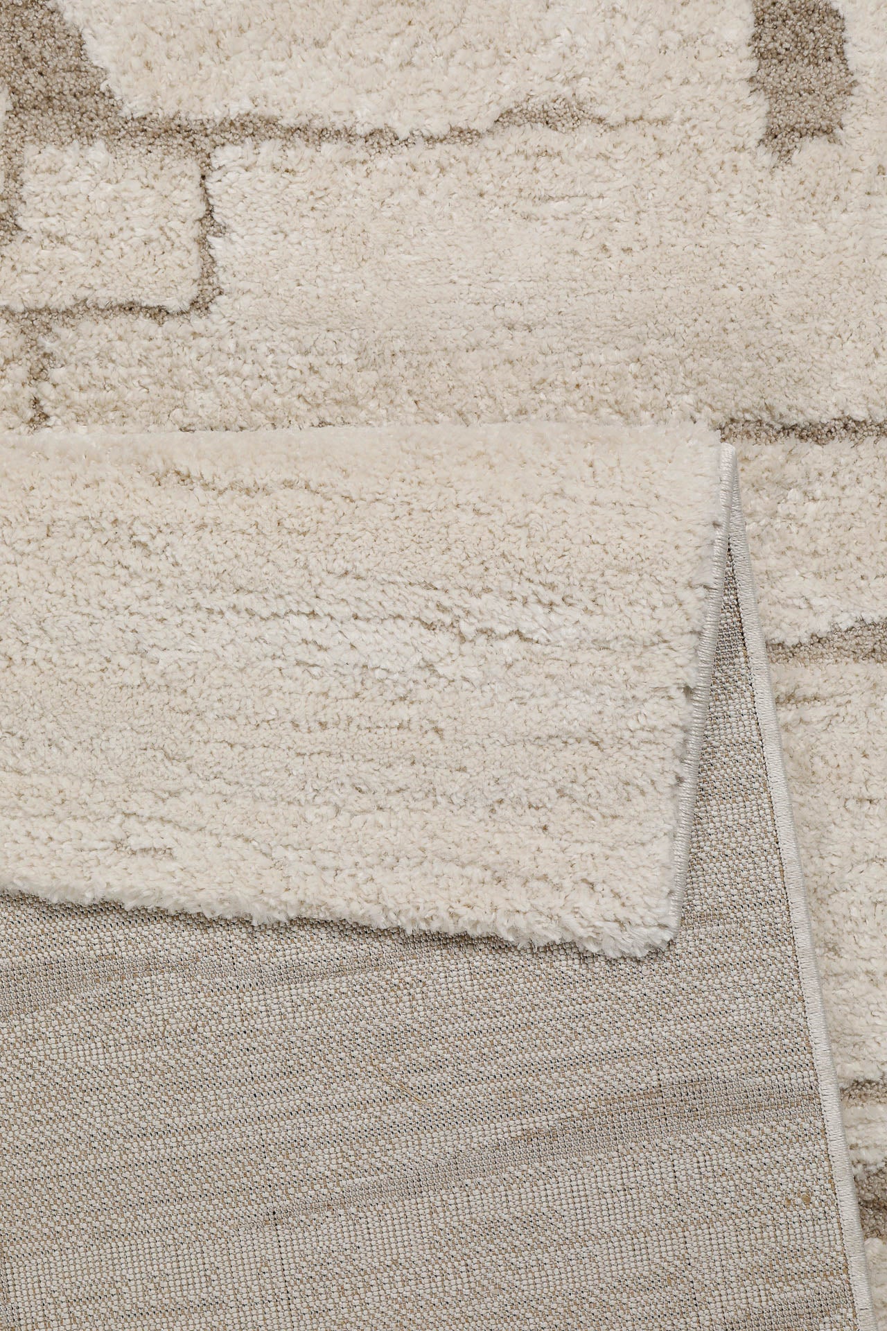 Kurzflor Teppich Creme Beige "Nils" WECONhome - Image 4