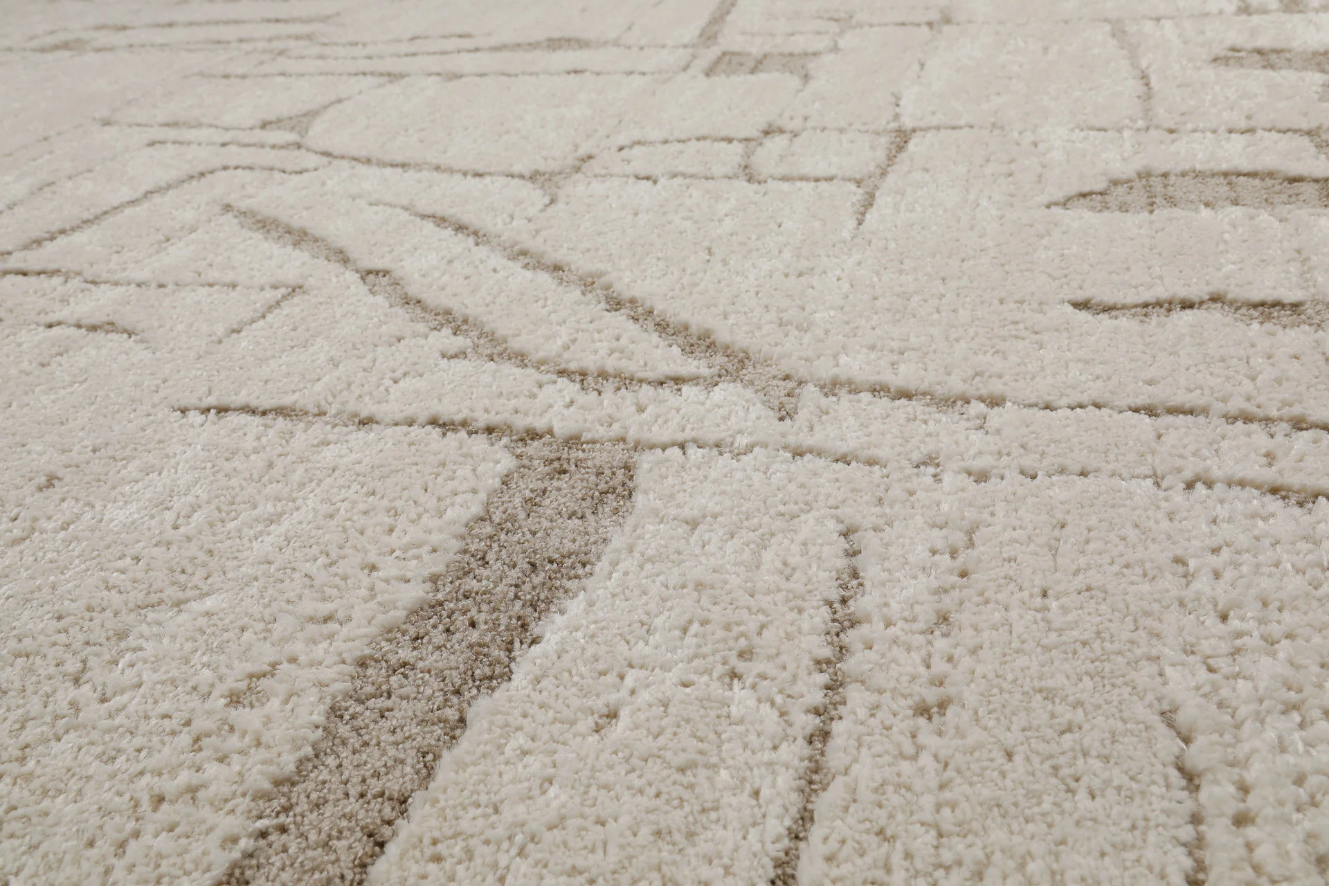Kurzflor Teppich Creme Beige "Nils" WECONhome - Image 6