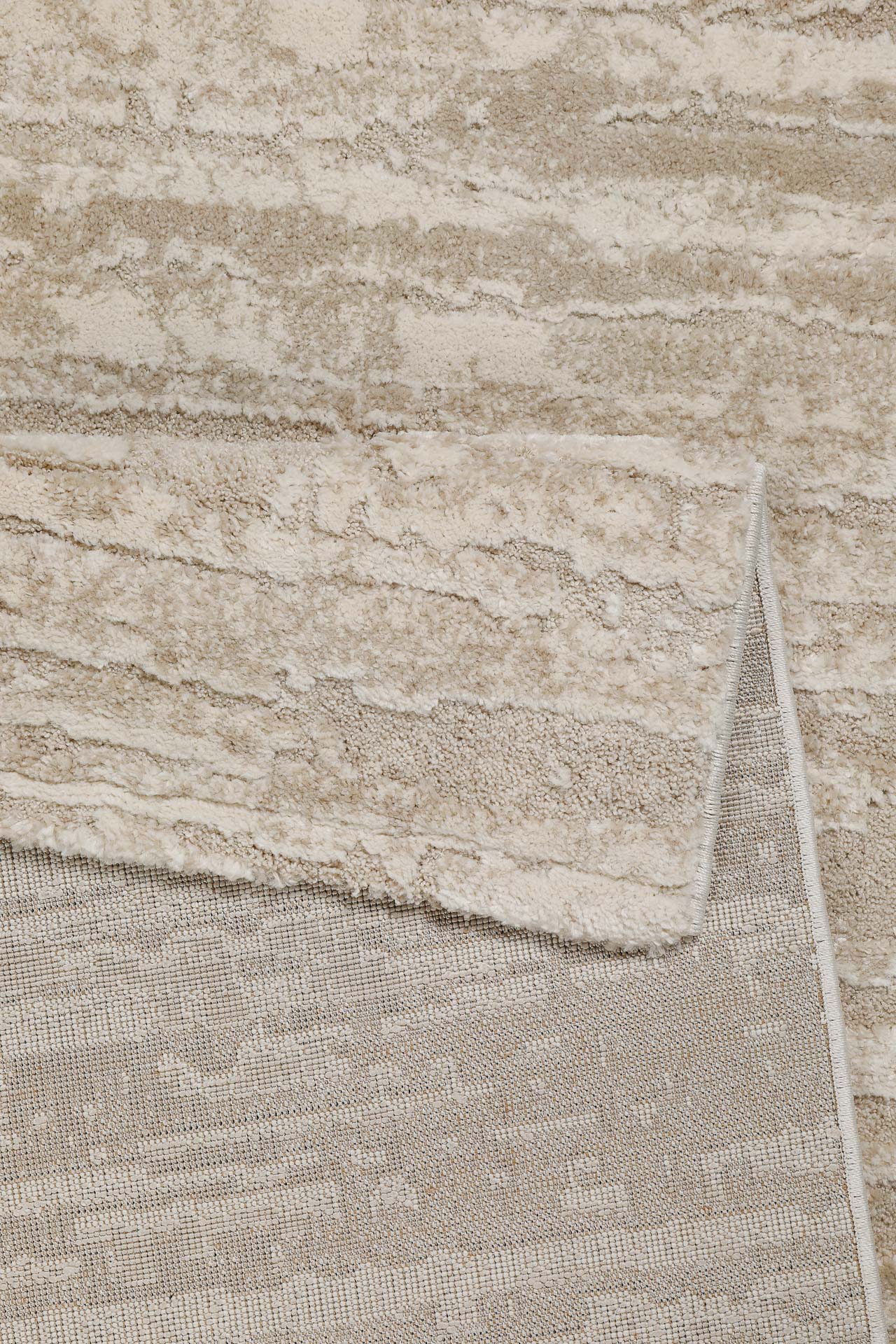 Kurzflor Teppich Creme Beige "Peer" WECONhome - Image 4