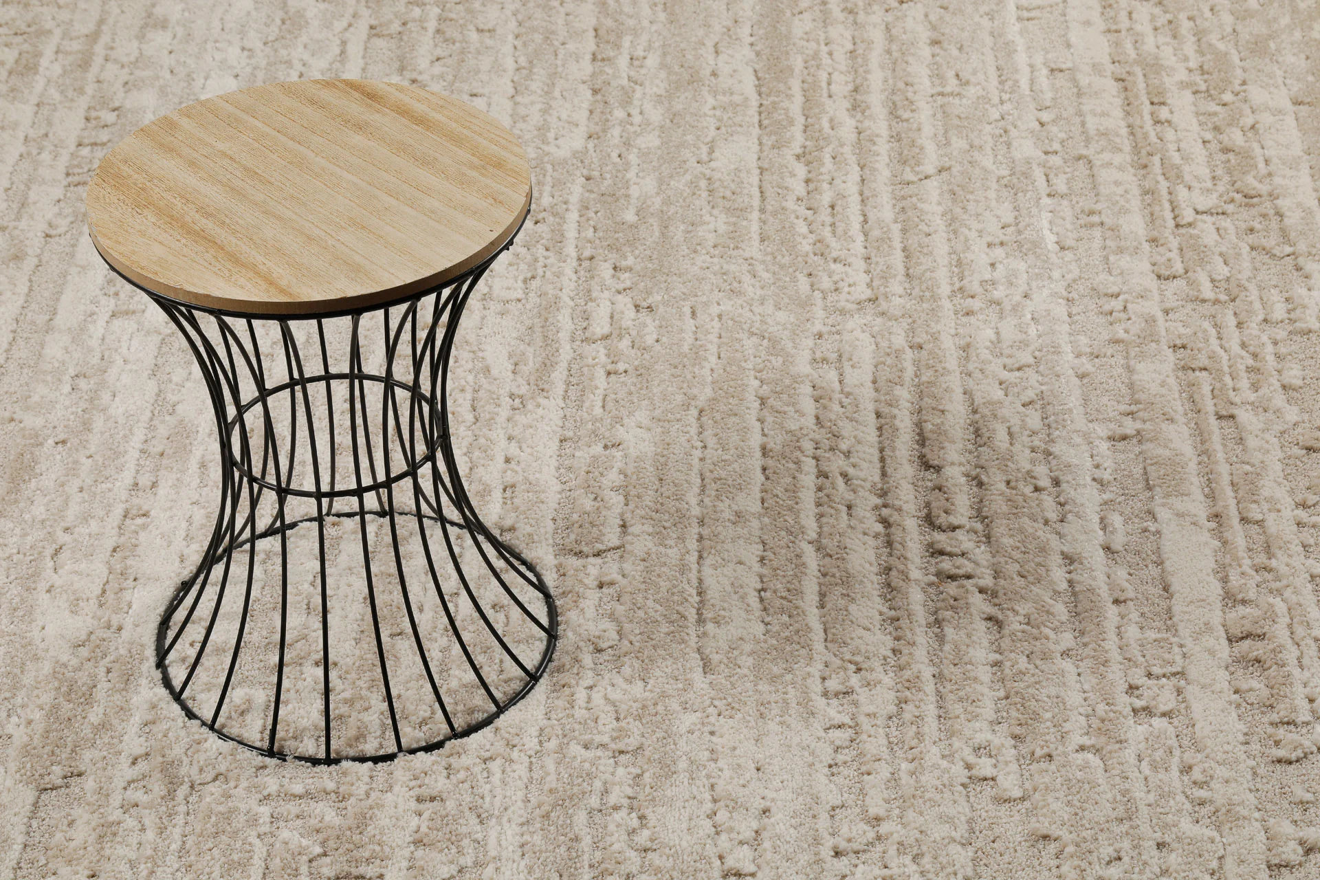 Kurzflor Teppich Creme Beige "Peer" WECONhome - Image 8