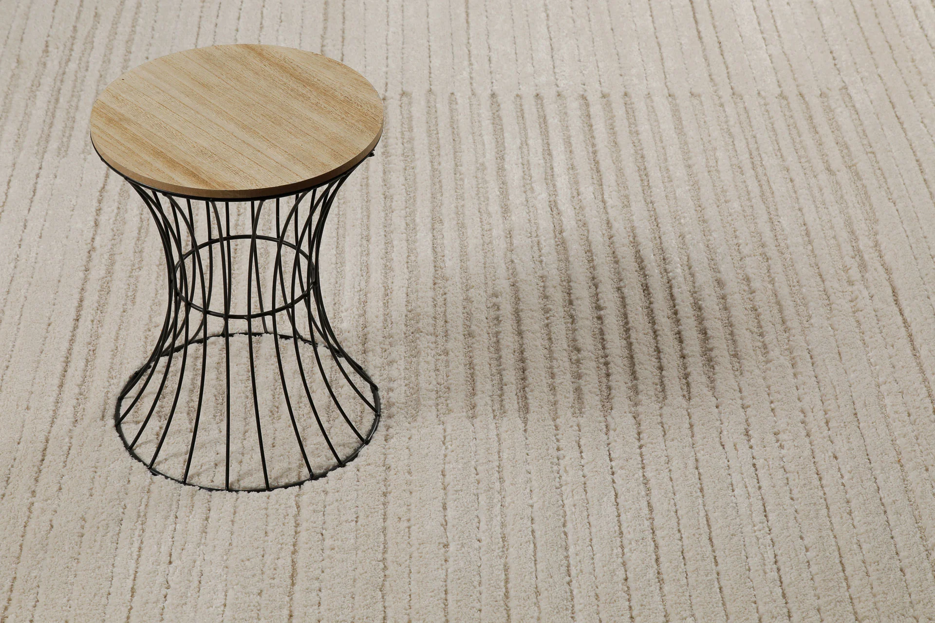 Kurzflor Teppich Creme Beige "Sven" WECONhome - Image 8