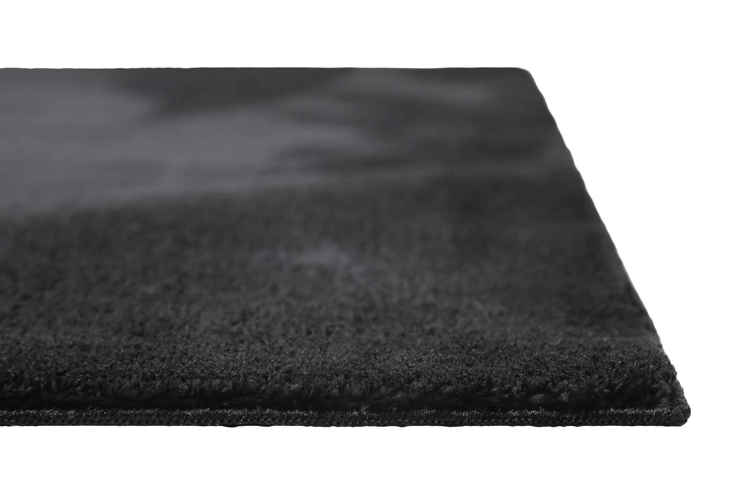 Kurzflor-Teppich Schwarz soft & weich "Lago" Homie Living - Image 3