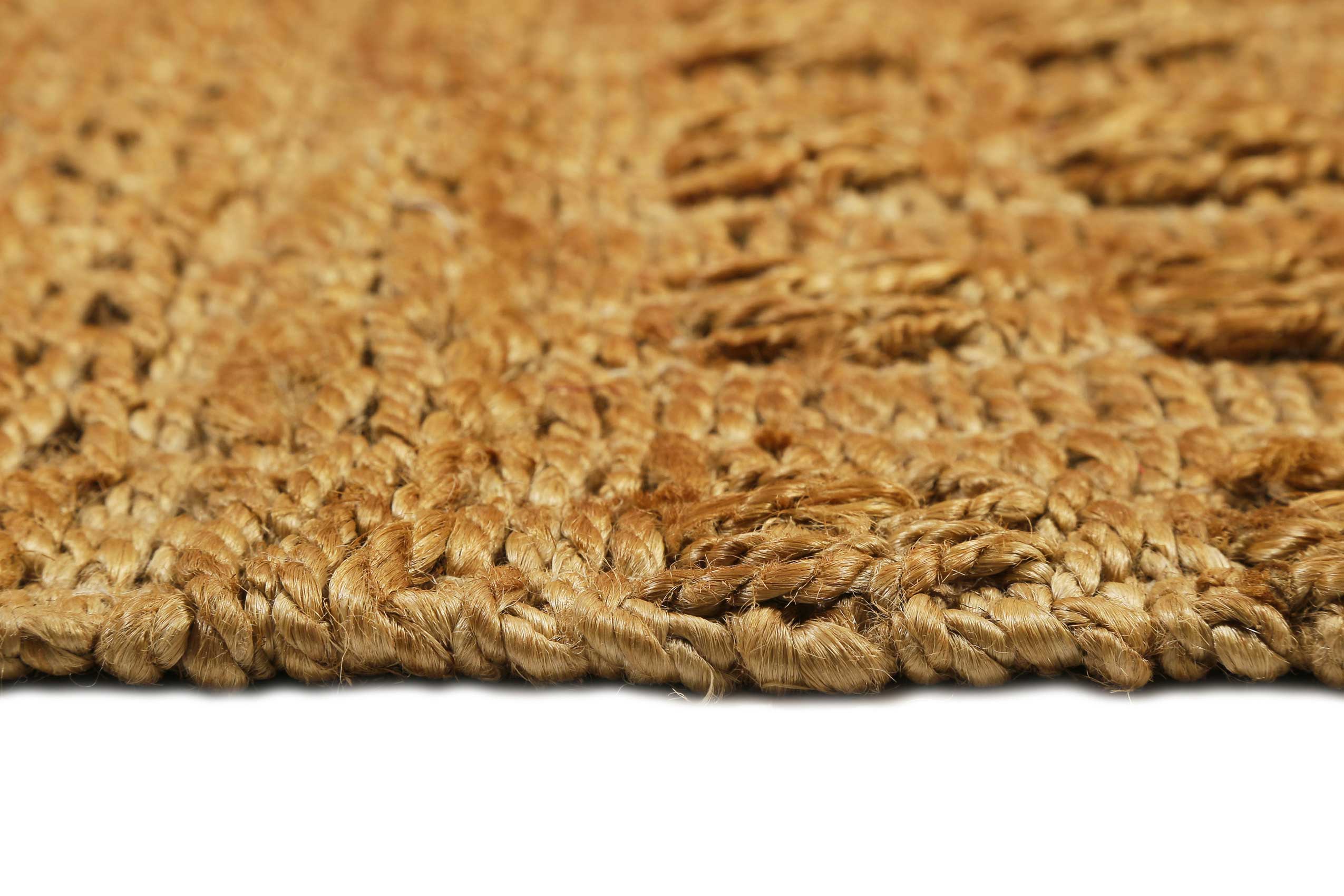 Nachhaltiger Teppich Naturfarben aus Jute "Marseille" Green Looop - Image 4