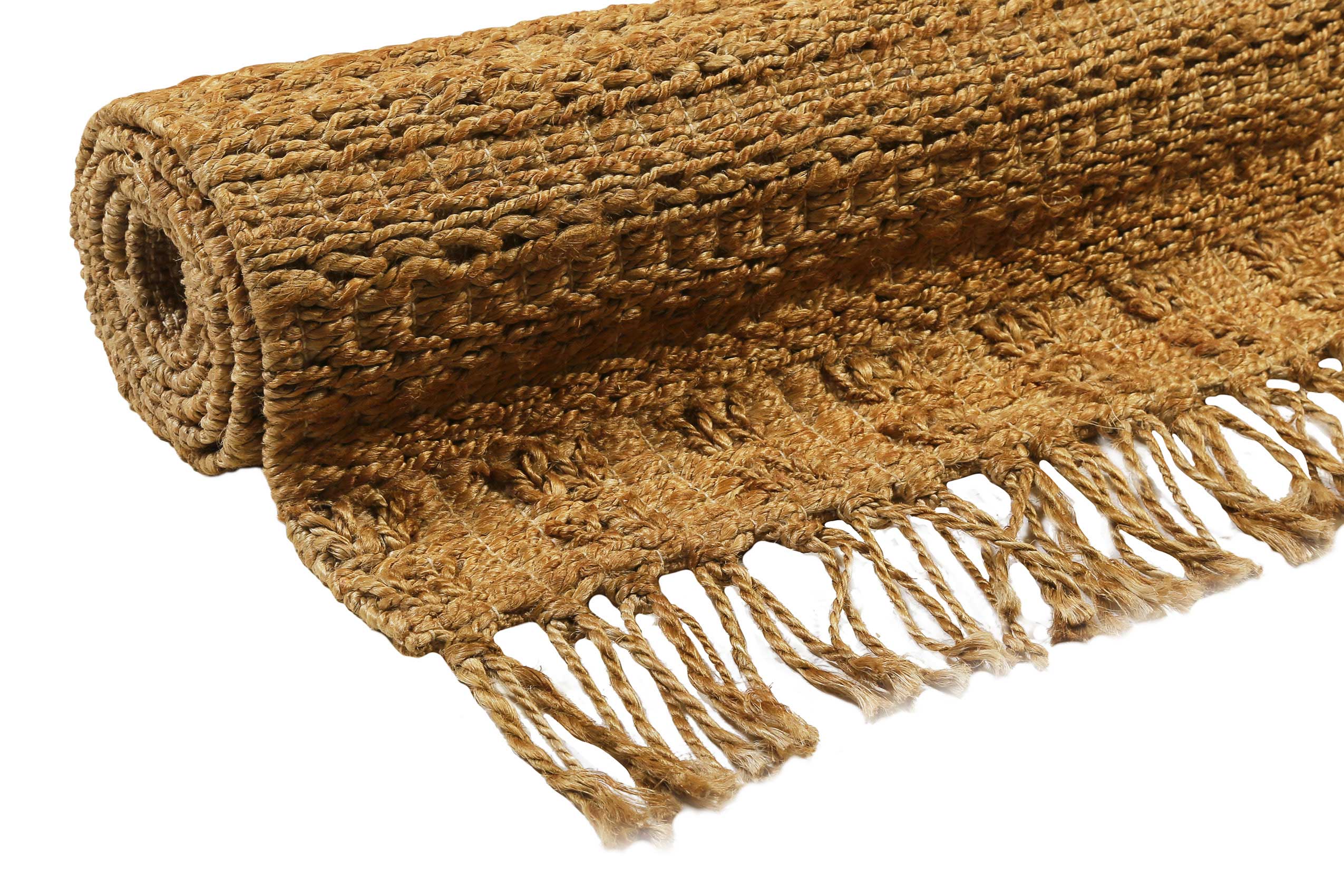 Nachhaltiger Teppich Naturfarben aus Jute "Marseille" Green Looop - Image 7
