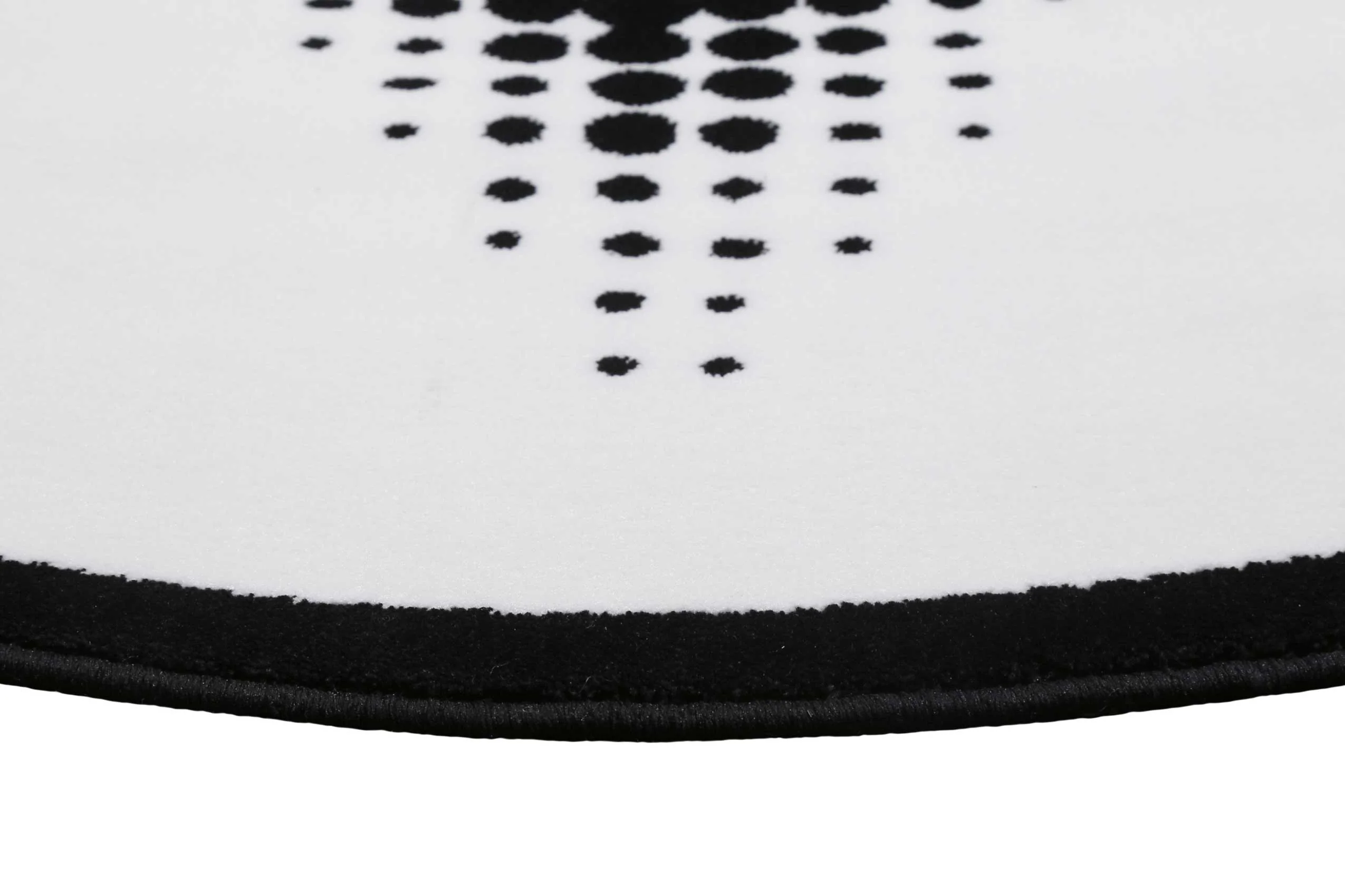 Runder Webteppich schwarz weiß B-Ware "Walk of Fame" WECONhome - Image 5