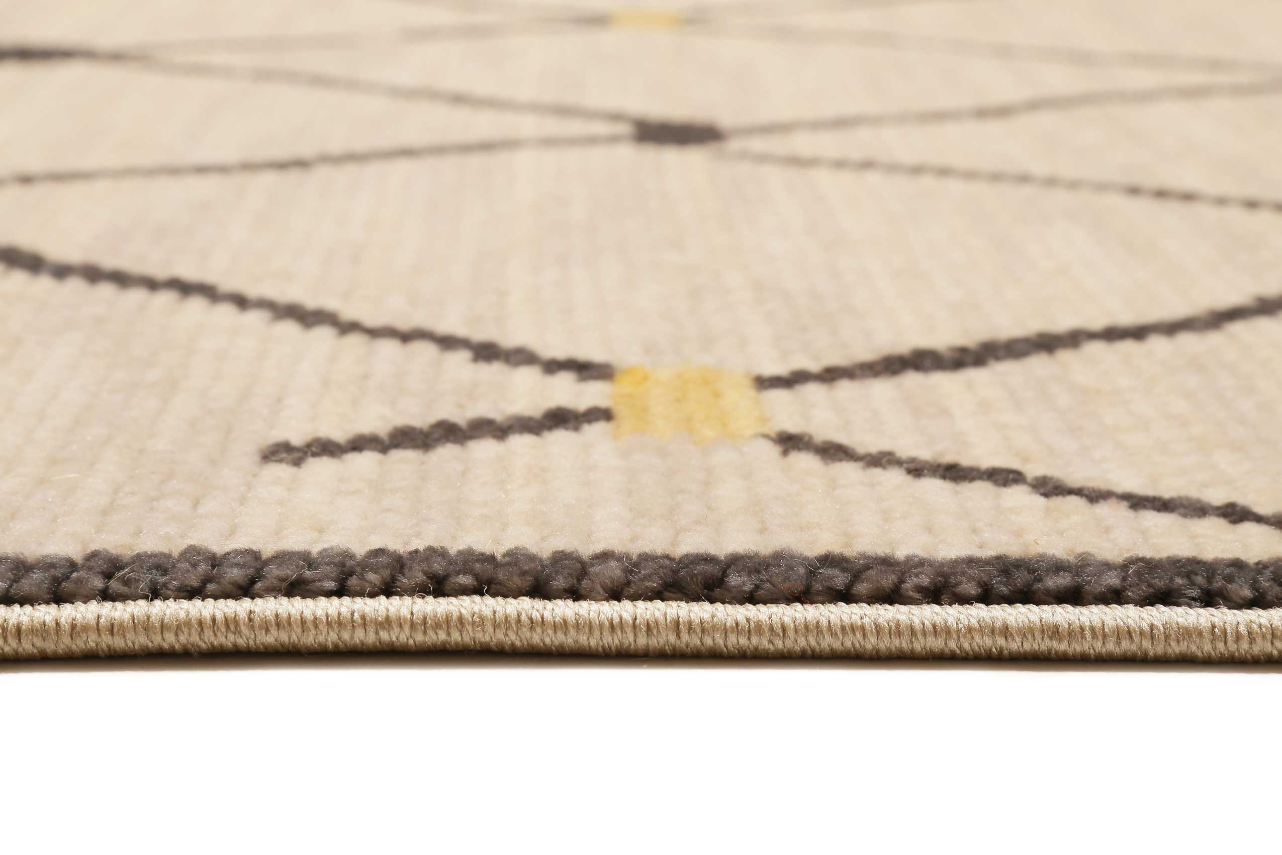 Teppich Beige Kurzflor B-Ware "Marché Bonsecours" WECONhome - Image 4