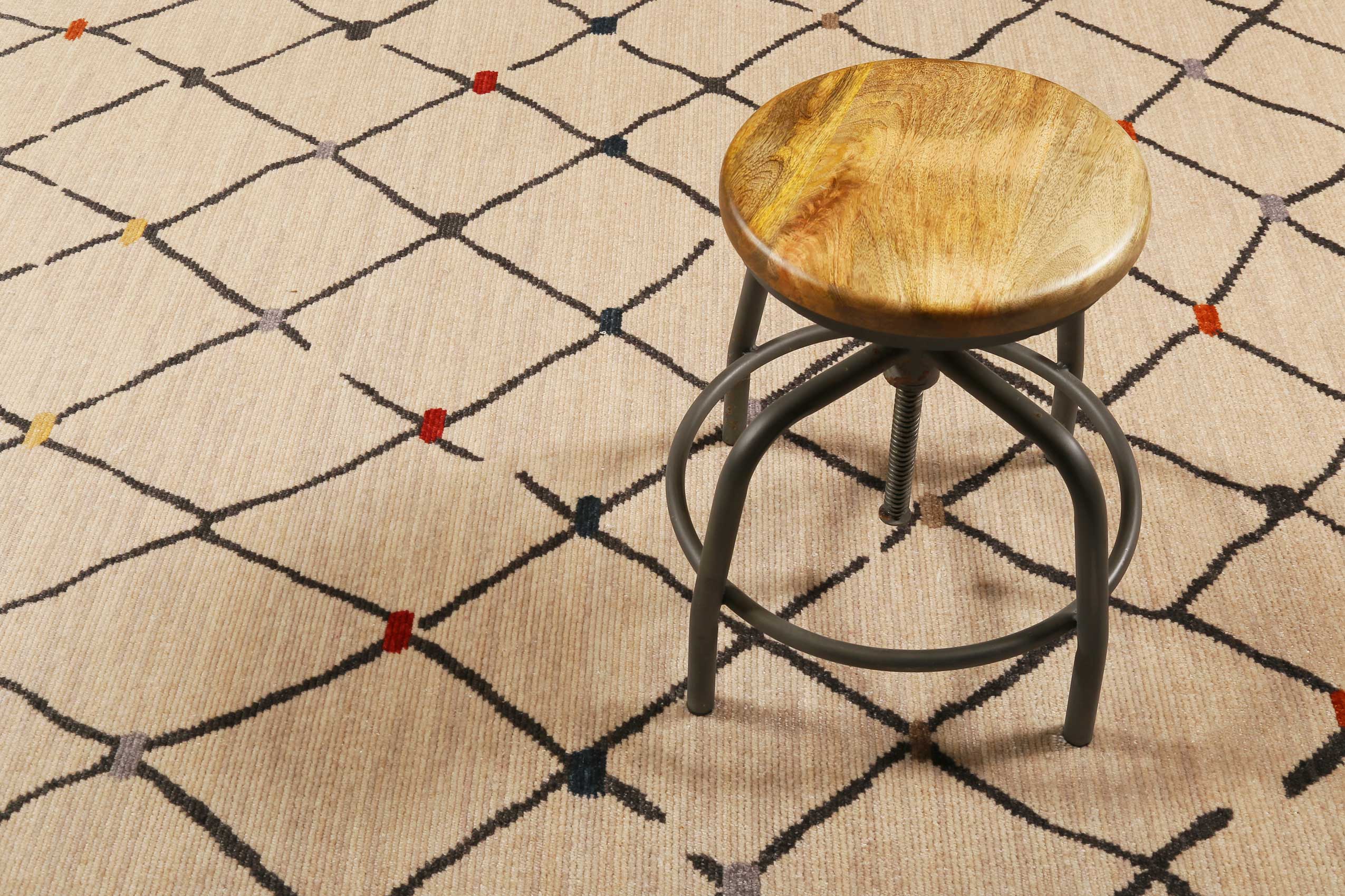 Teppich Beige Kurzflor B-Ware "Marché Bonsecours" WECONhome - Image 6