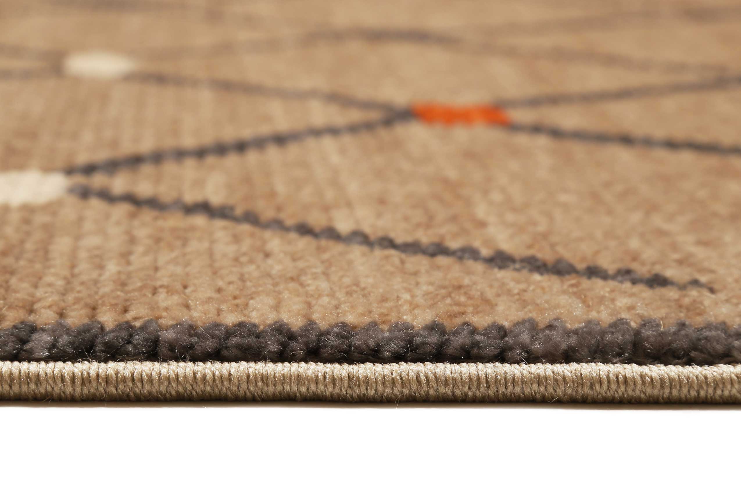 Teppich Braun Kurzflor B-Ware "Marché Bonsecours" WECONhome - Image 4