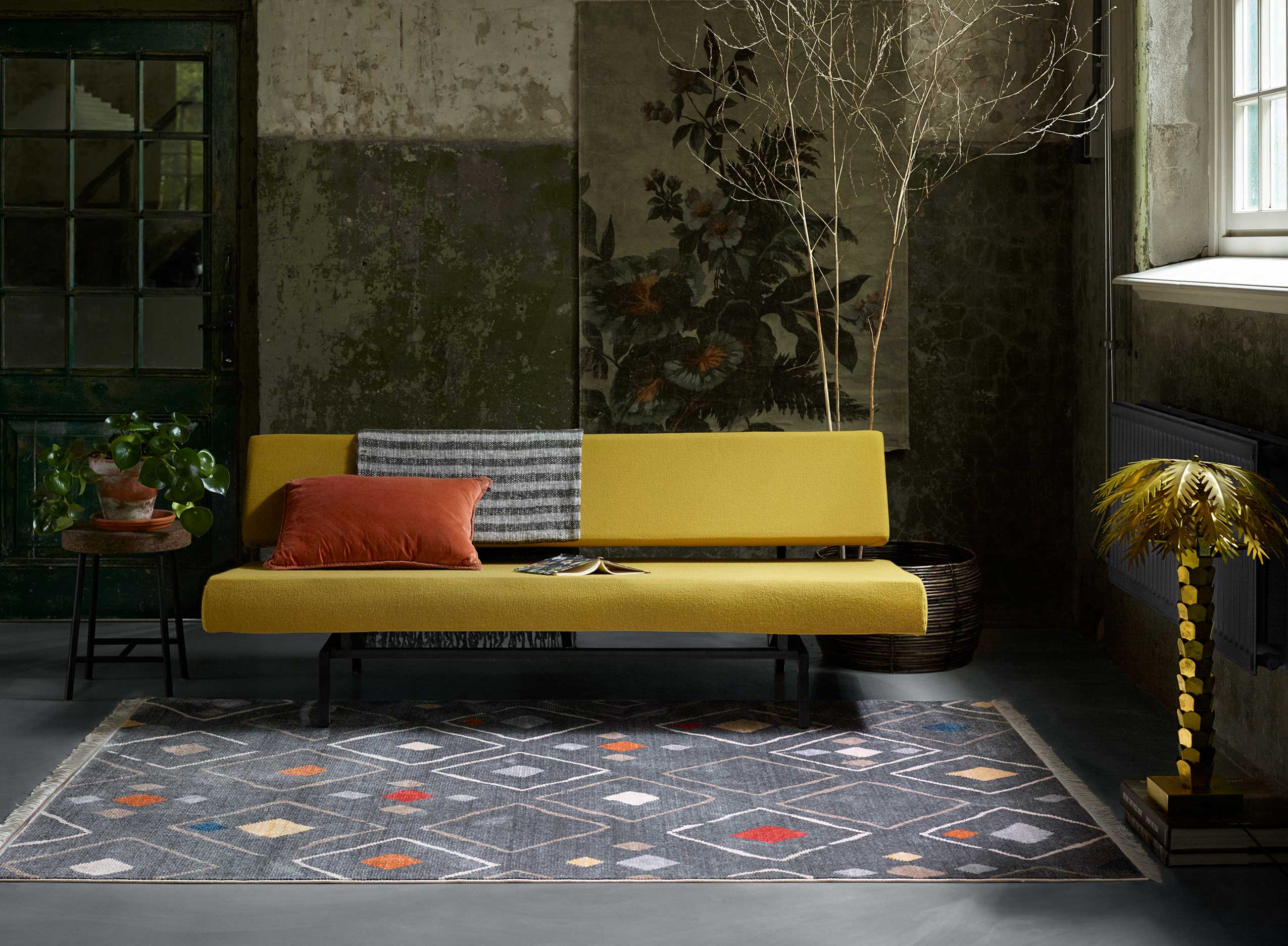 Teppich Dunkelgrau Bunt Kurzflor B-Ware "Mont Royal" WECONhome - Image 8