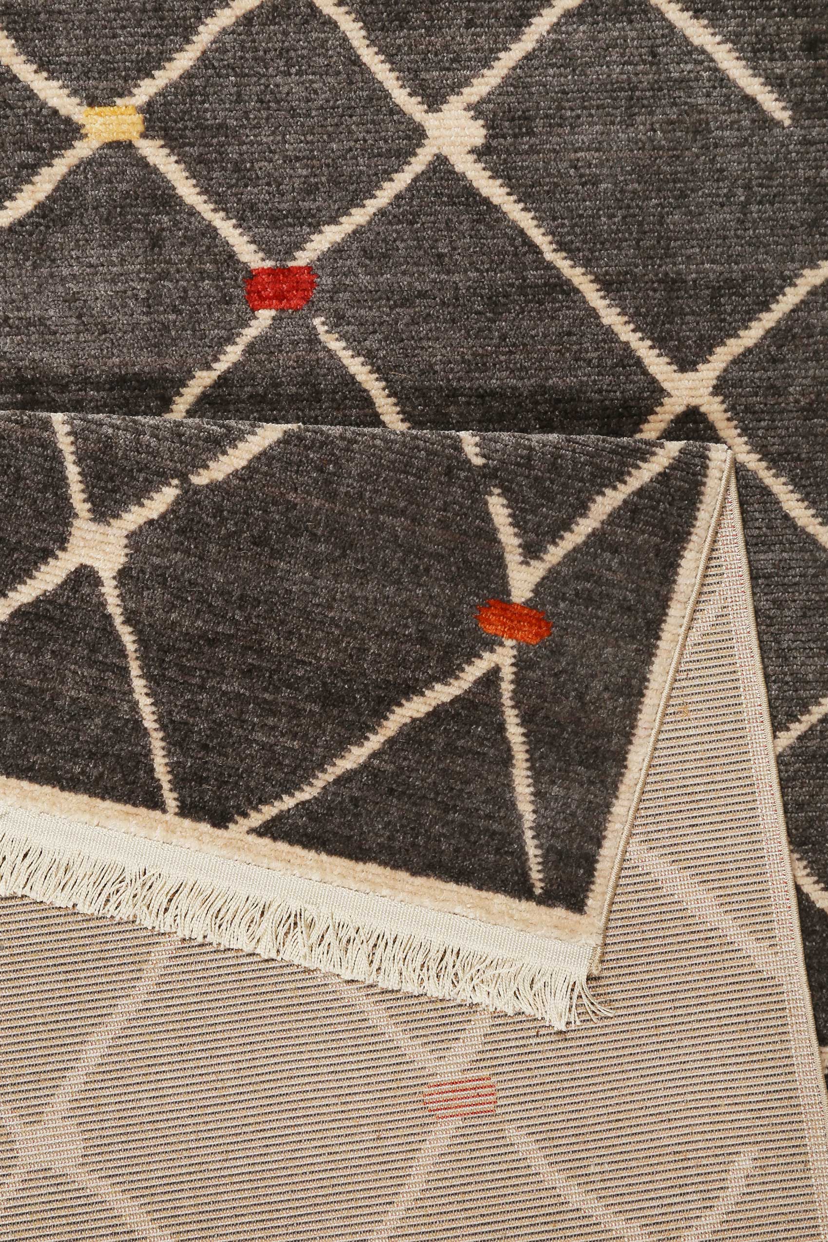 Teppich Dunkelgrau Kurzflor B-Ware "Marché Bonsecours" WECONhome - Image 3