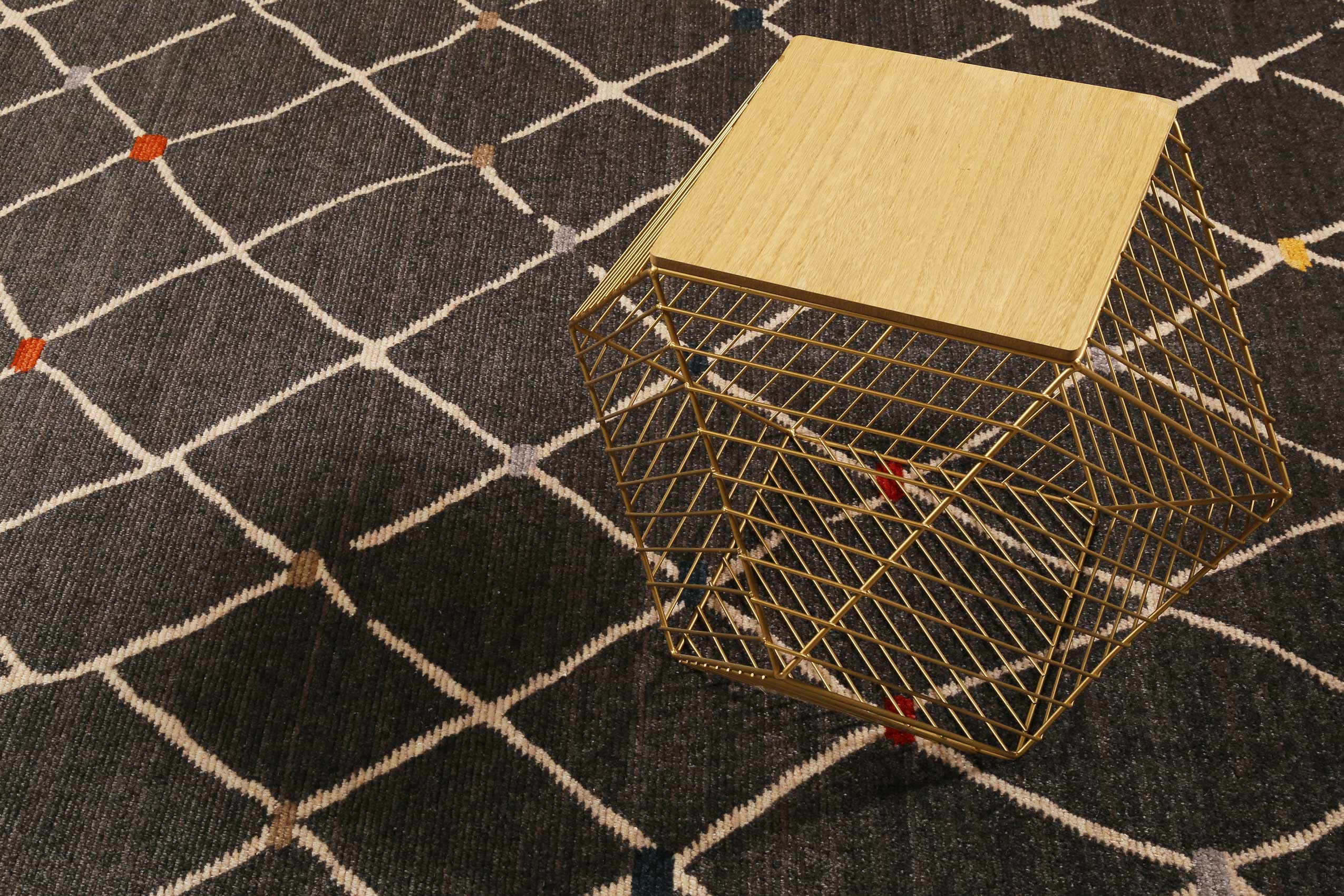 Teppich Dunkelgrau Kurzflor B-Ware "Marché Bonsecours" WECONhome - Image 6