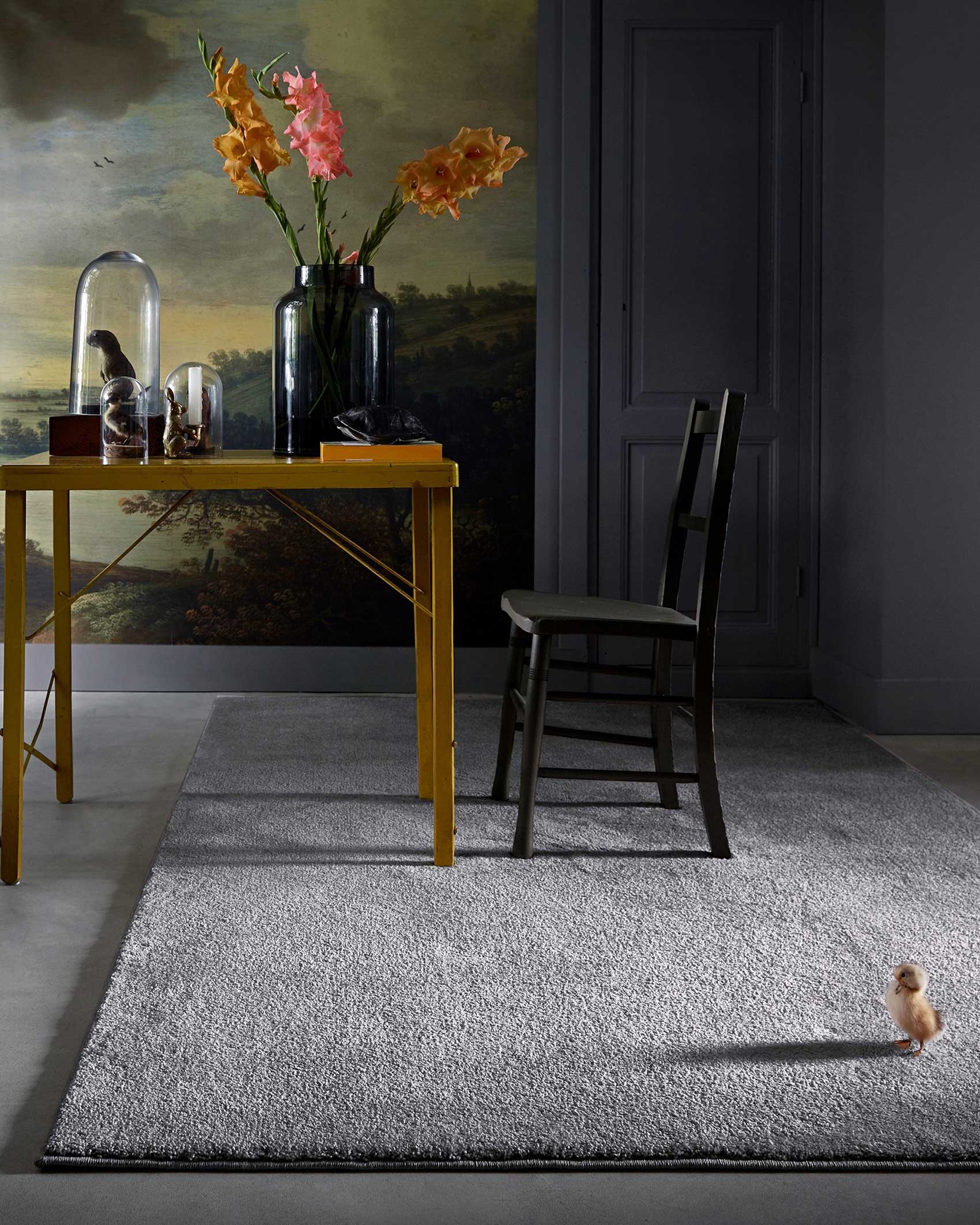 Teppich Grau Kurzflor weich & soft "Venice" Homie Living - Image 6