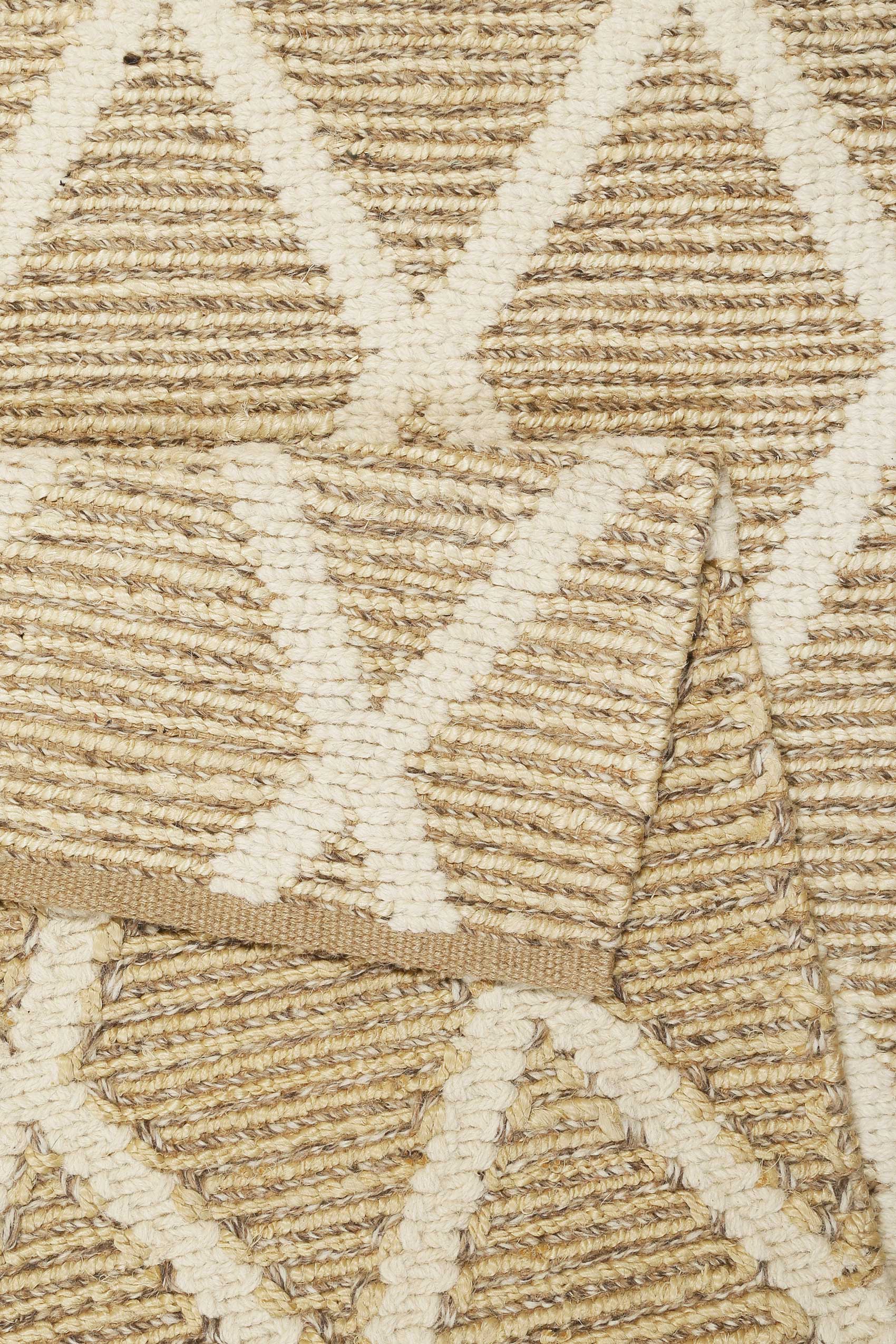 Teppich Naturfarben aus Jute & Wolle "Novella" Green Looop - Image 3