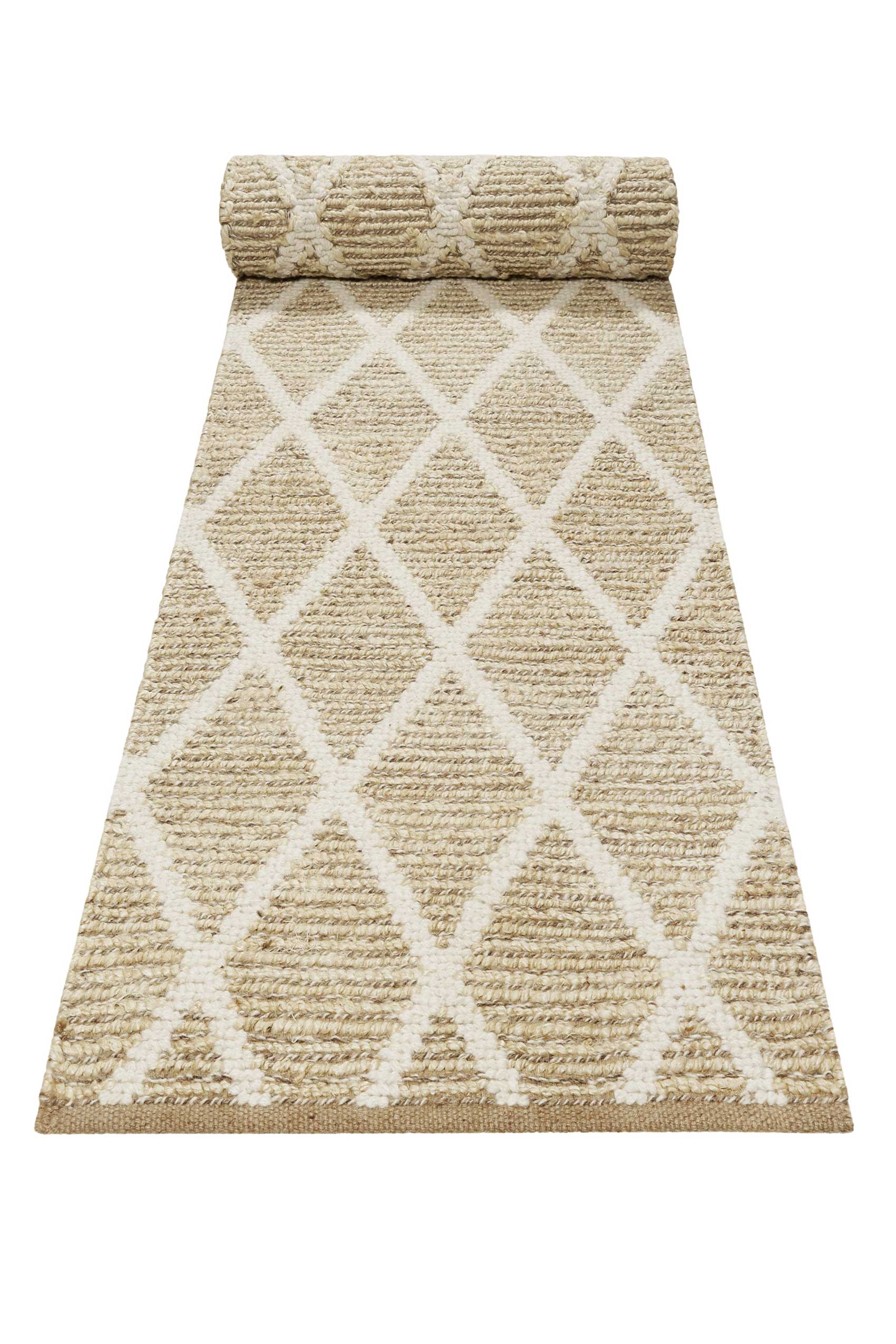 Teppich Naturfarben aus Jute & Wolle "Novella" Green Looop - Image 8