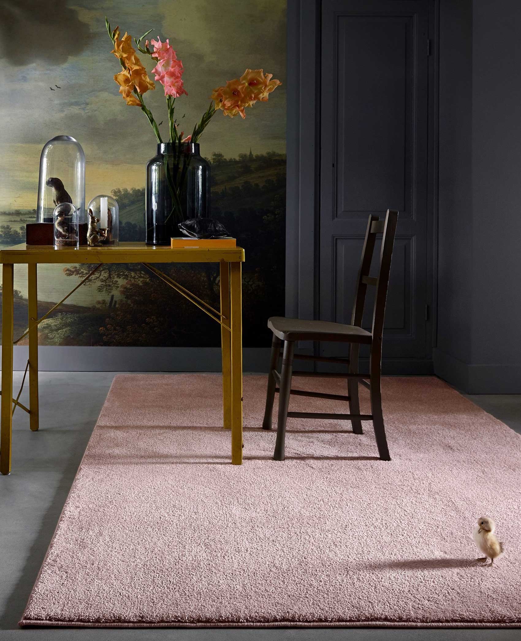 Teppich Rosa Kurzflor weich & soft "Venice" Homie Living - Image 5